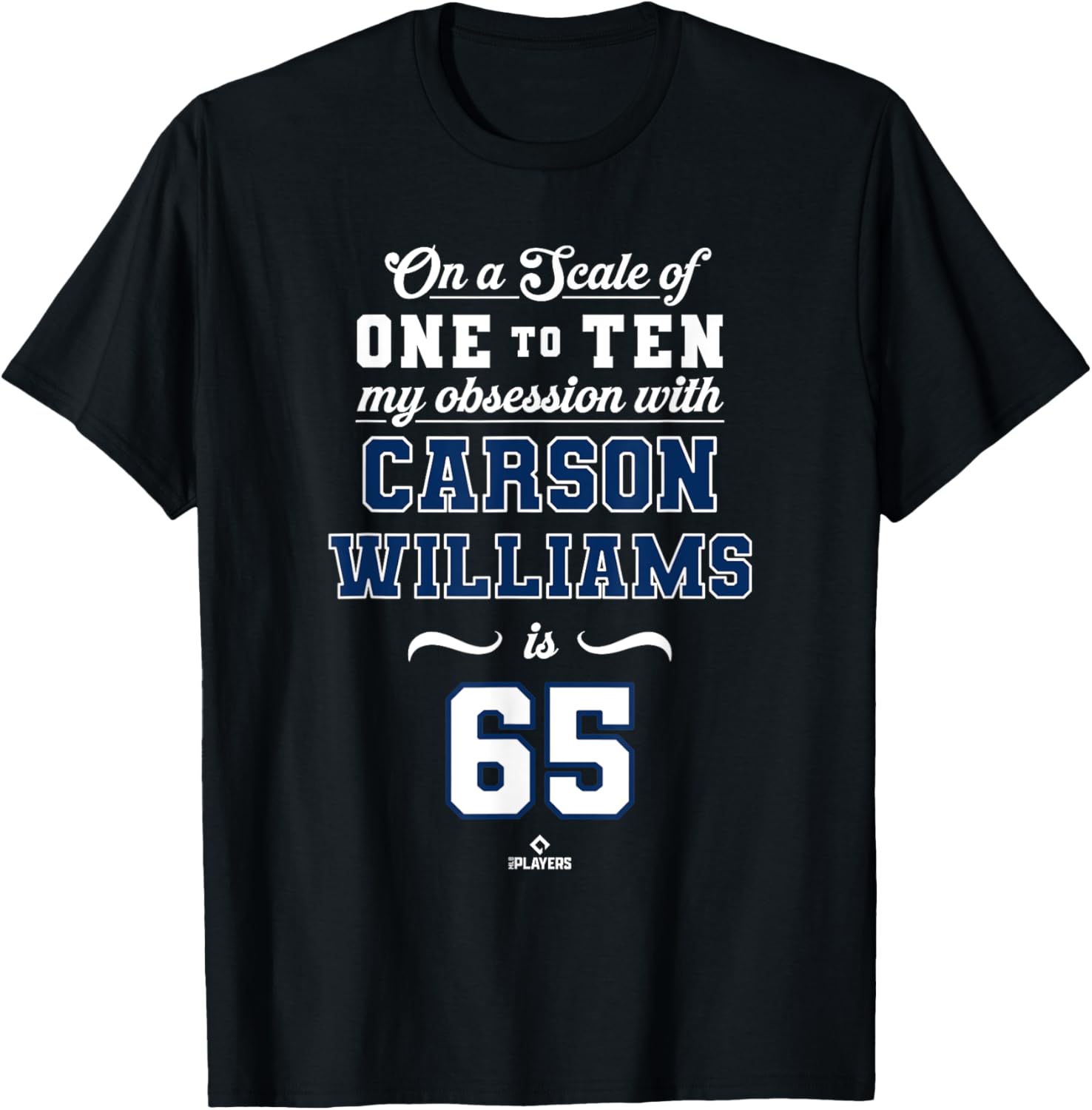 Obsession Carson Williams 65 Tampa Bay MLBPA T-Shirt for Fans - 5