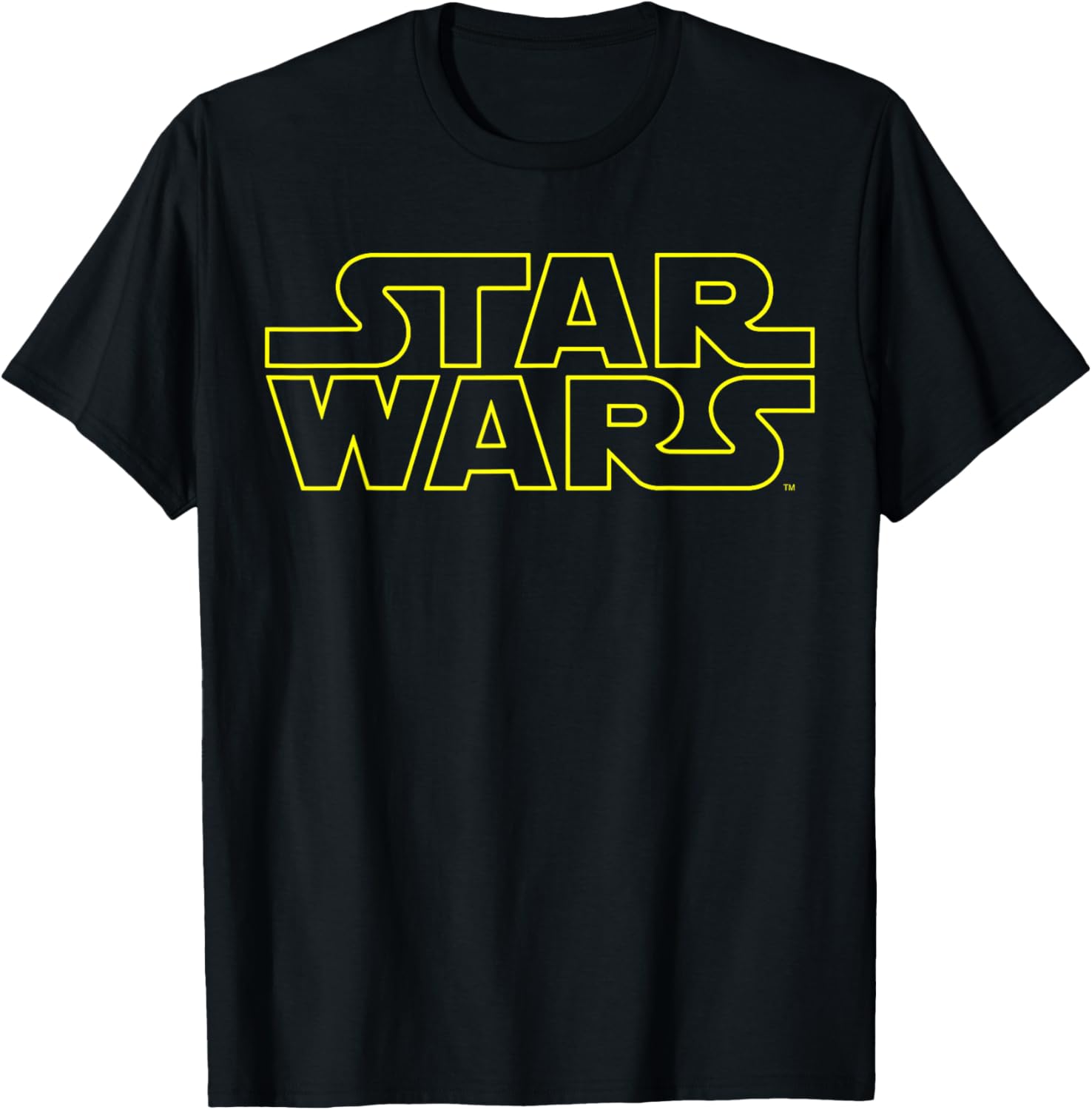 Star Wars Simple Title Logo T-Shirt for Fans | Disney+ Apparel - 10