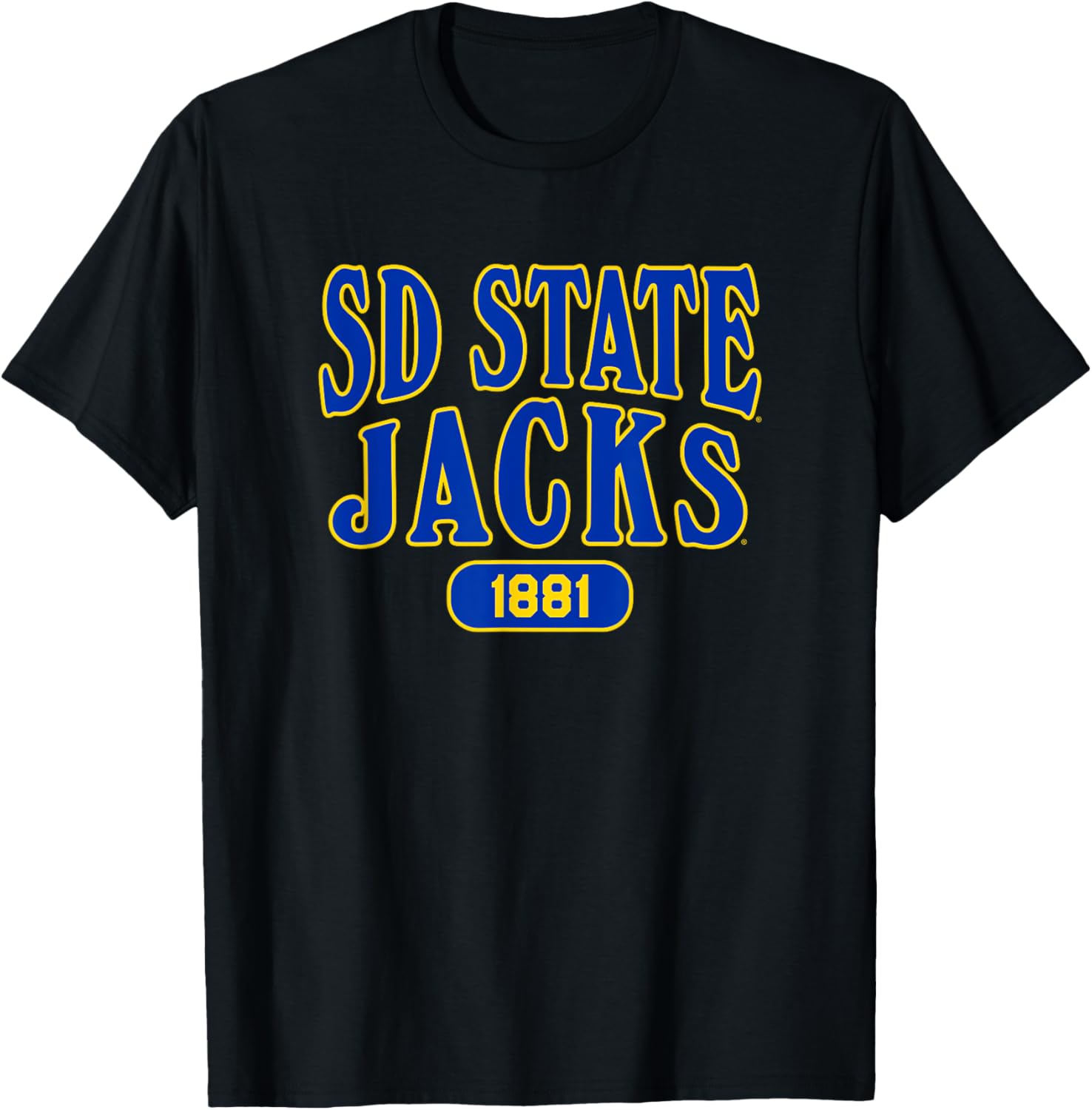 South Dakota State University Jackrabbits Established T-Shirt for Fans - 1