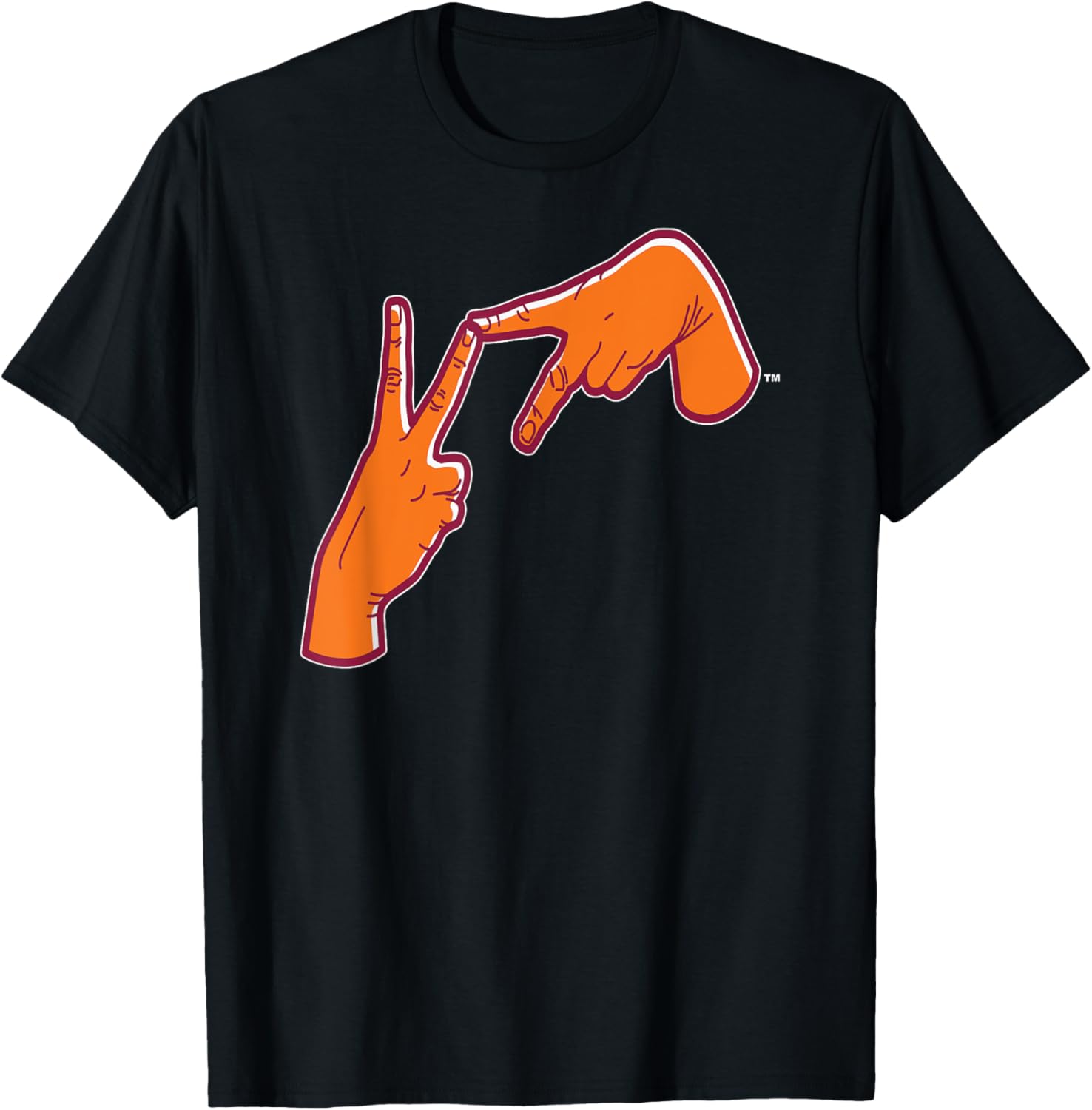Virginia Tech Hokies VT Hand Signal T-Shirt Officially Licensed Gear - 1