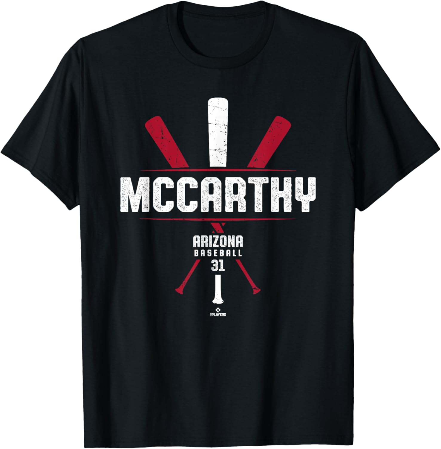 Vintage Jake McCarthy Arizona Baseball T-Shirt for Gameday Style - 2