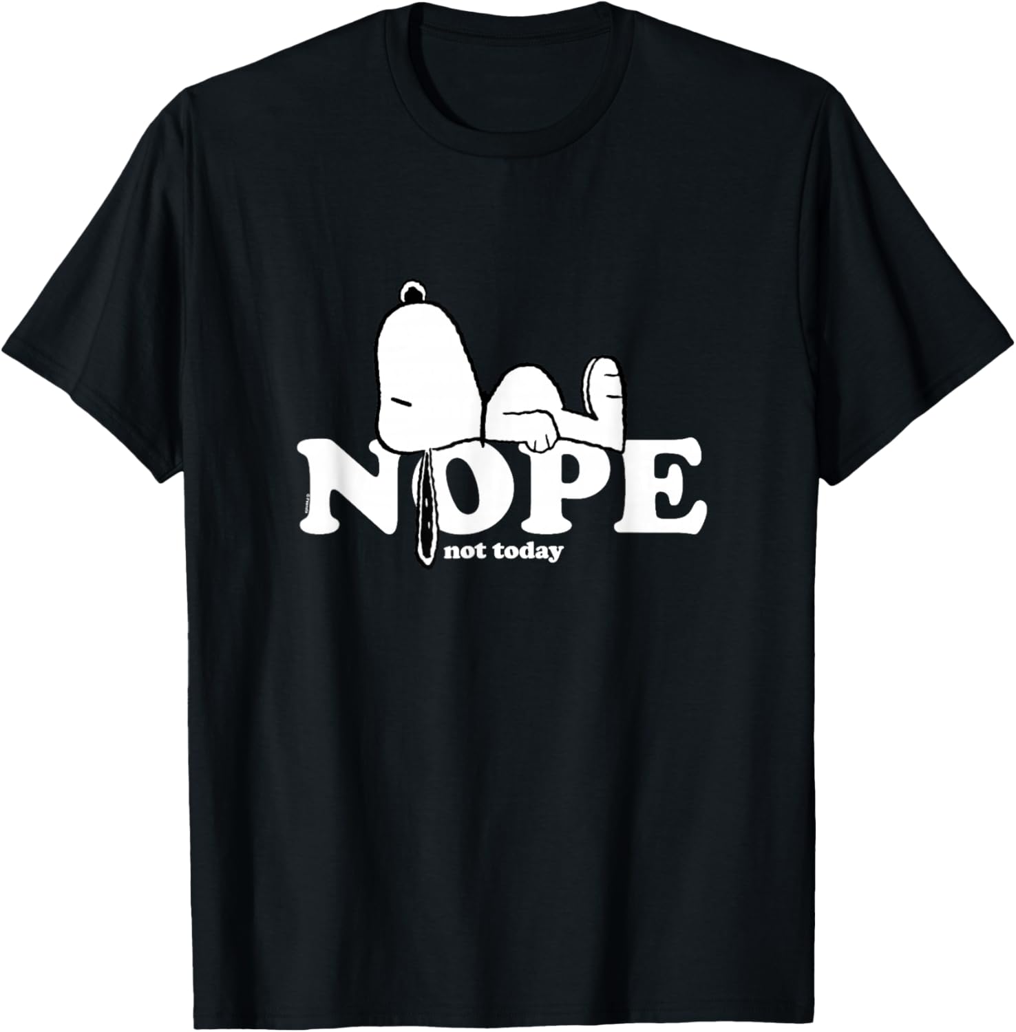 Snoopy Nope T-Shirt Fun Graphic Tee for Casual Wear and Gifts - 9