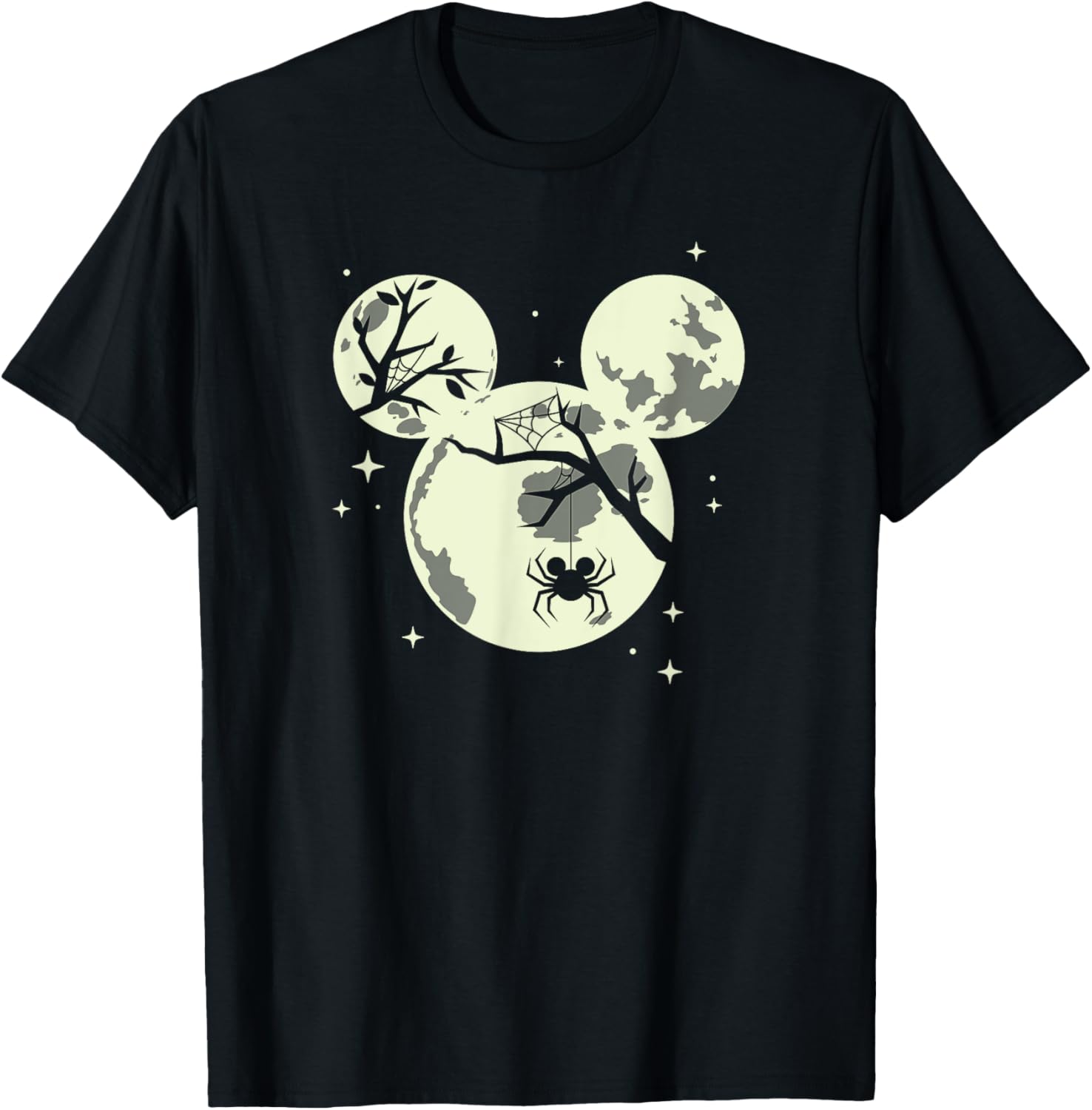 Disney Halloween Mickey Moon T-Shirt for Fun Spooky Style - 2