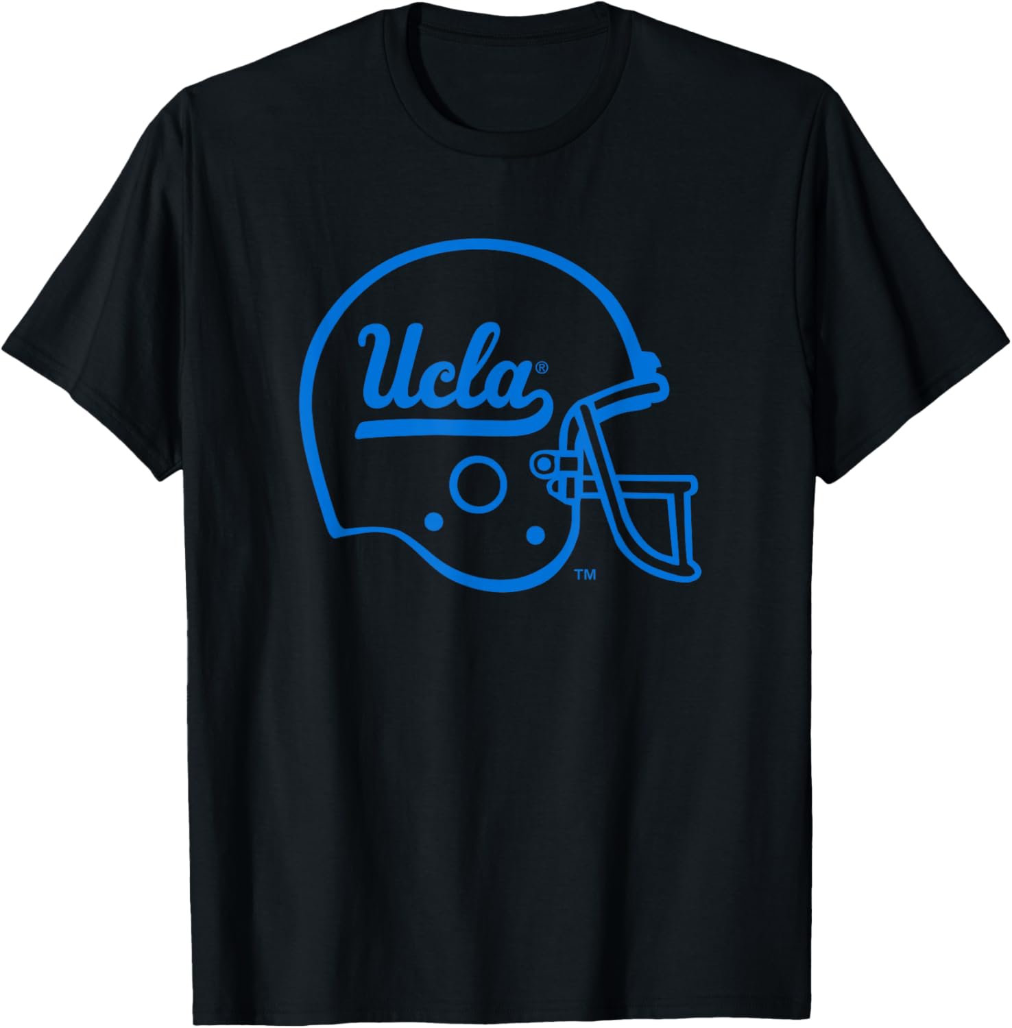 UCLA Bruins Football Helmet Outline Officially Licensed T-Shirt for Fans - 4