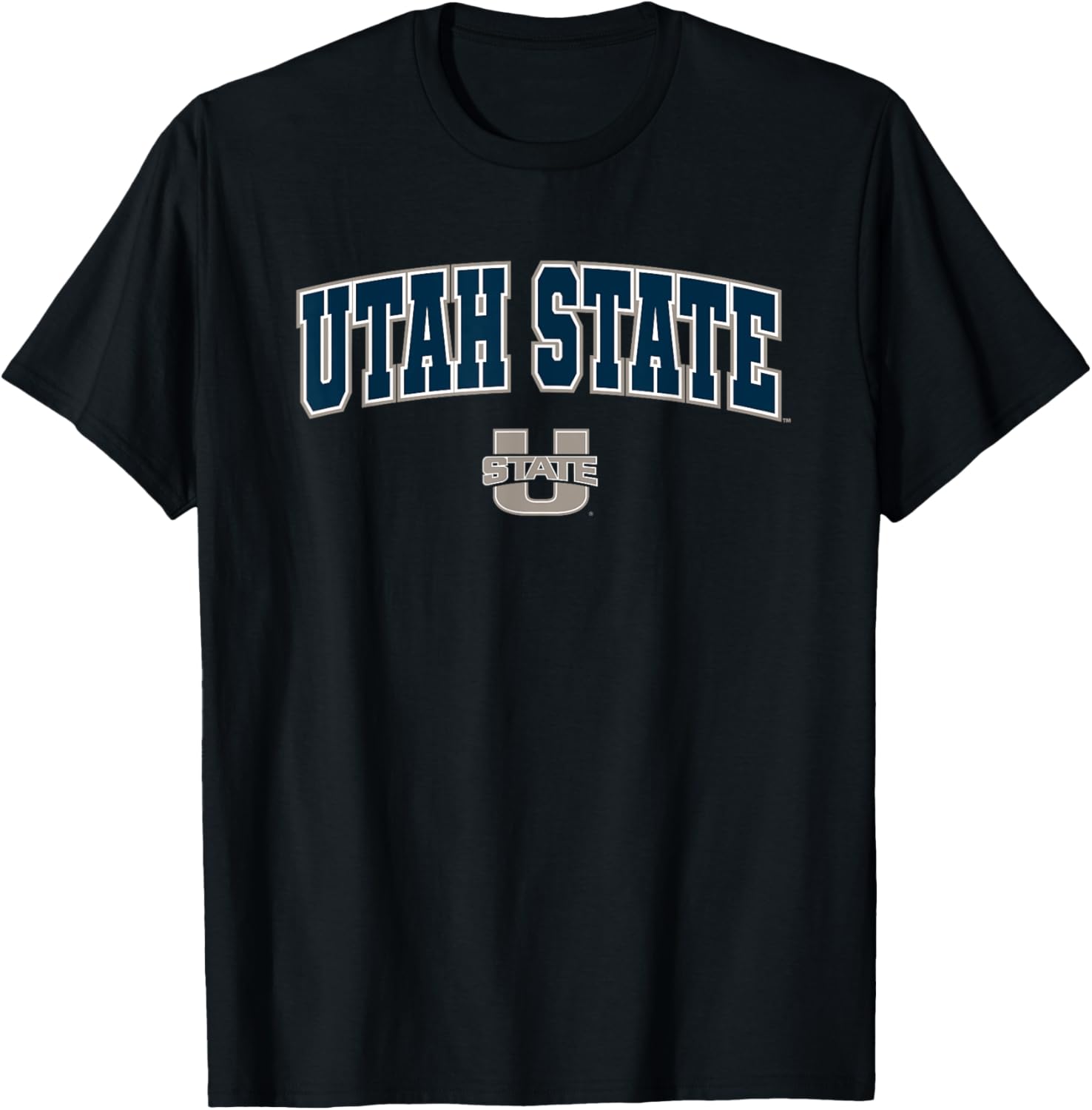 Utah State University Aggies Arch Logo T-Shirt for Sports Fans and Outdoors - 1