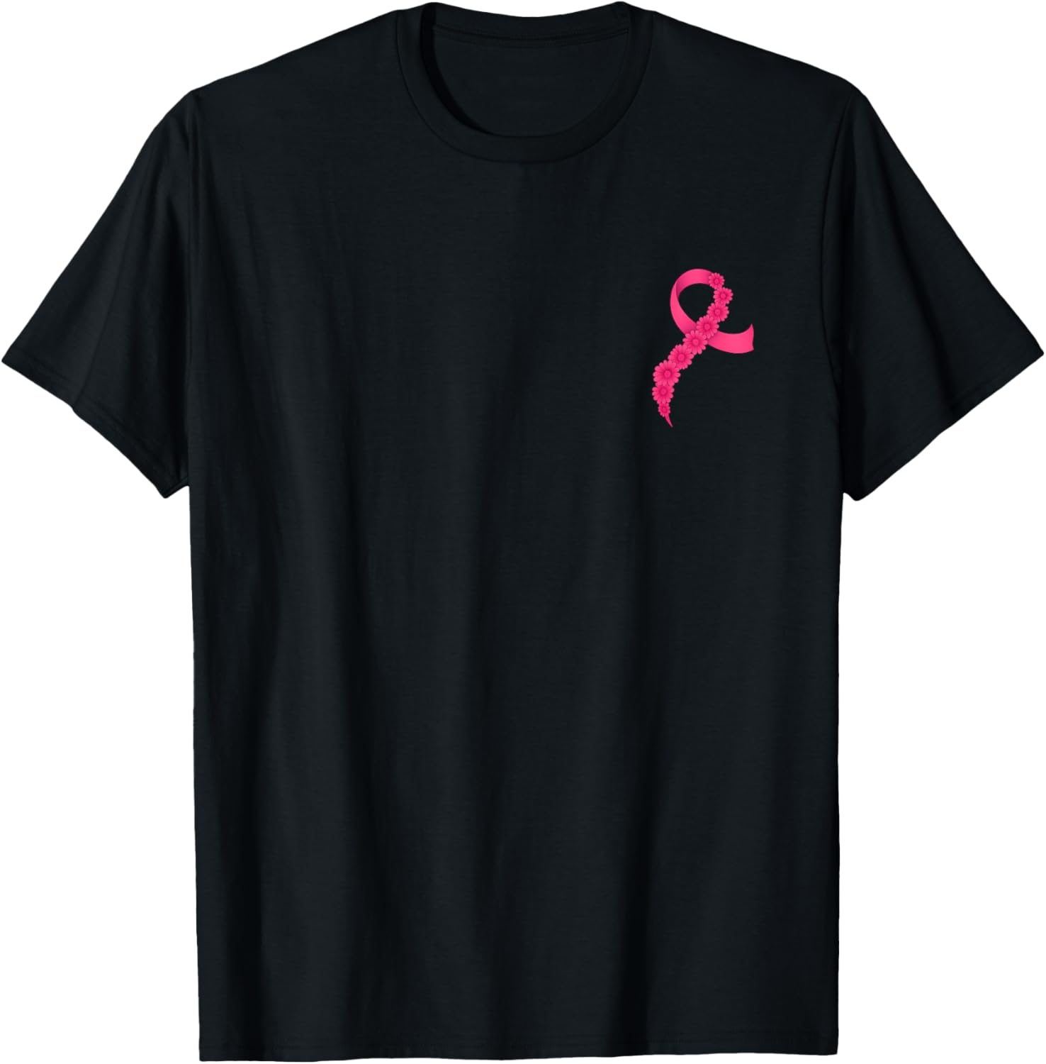 Support Breast Cancer Awareness with Pink Ribbon T-Shirt for Men and Women - 24