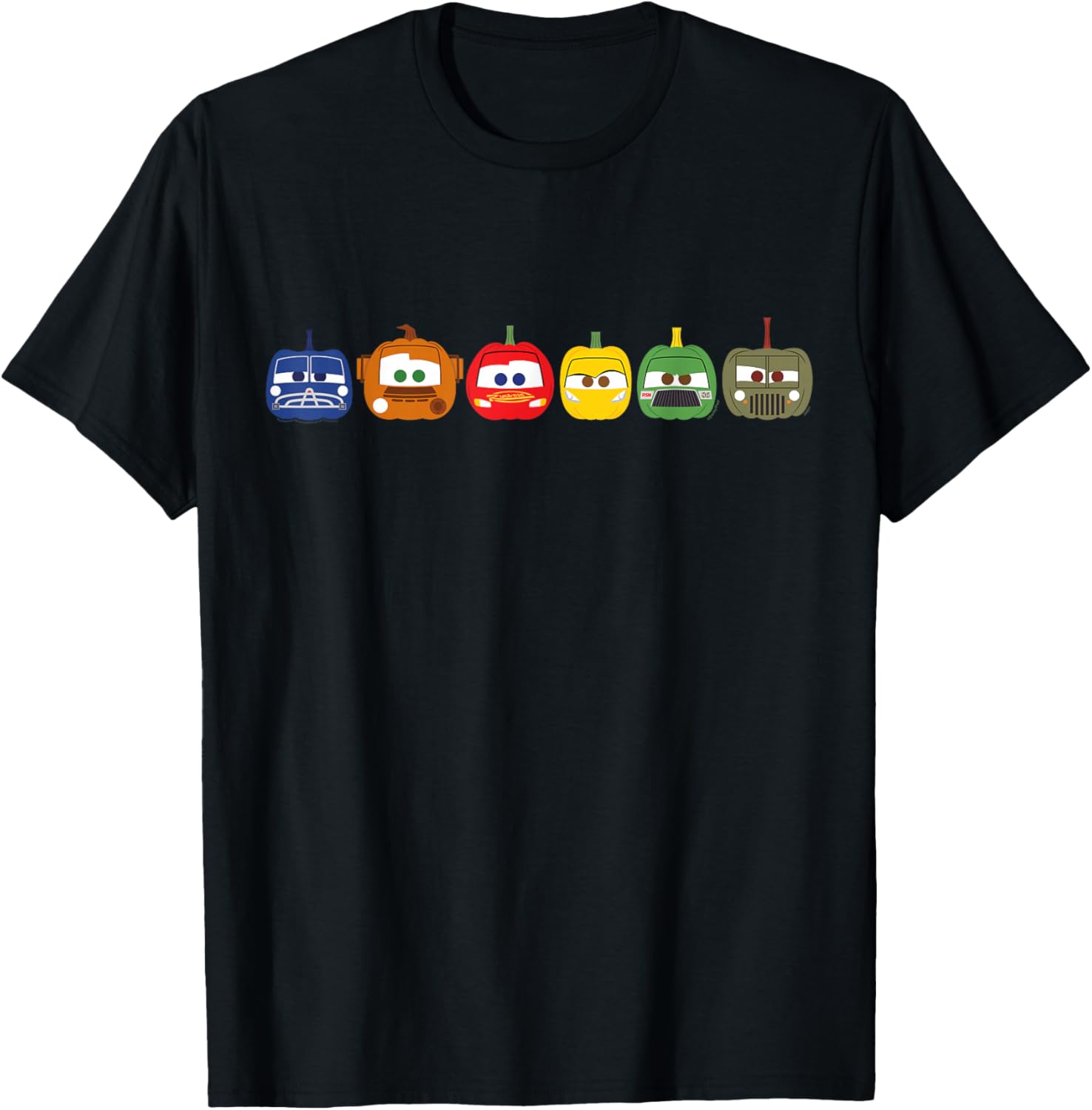 Disney Pixar Cars Halloween Pumpkin T-Shirt for Kids and Adults - 3