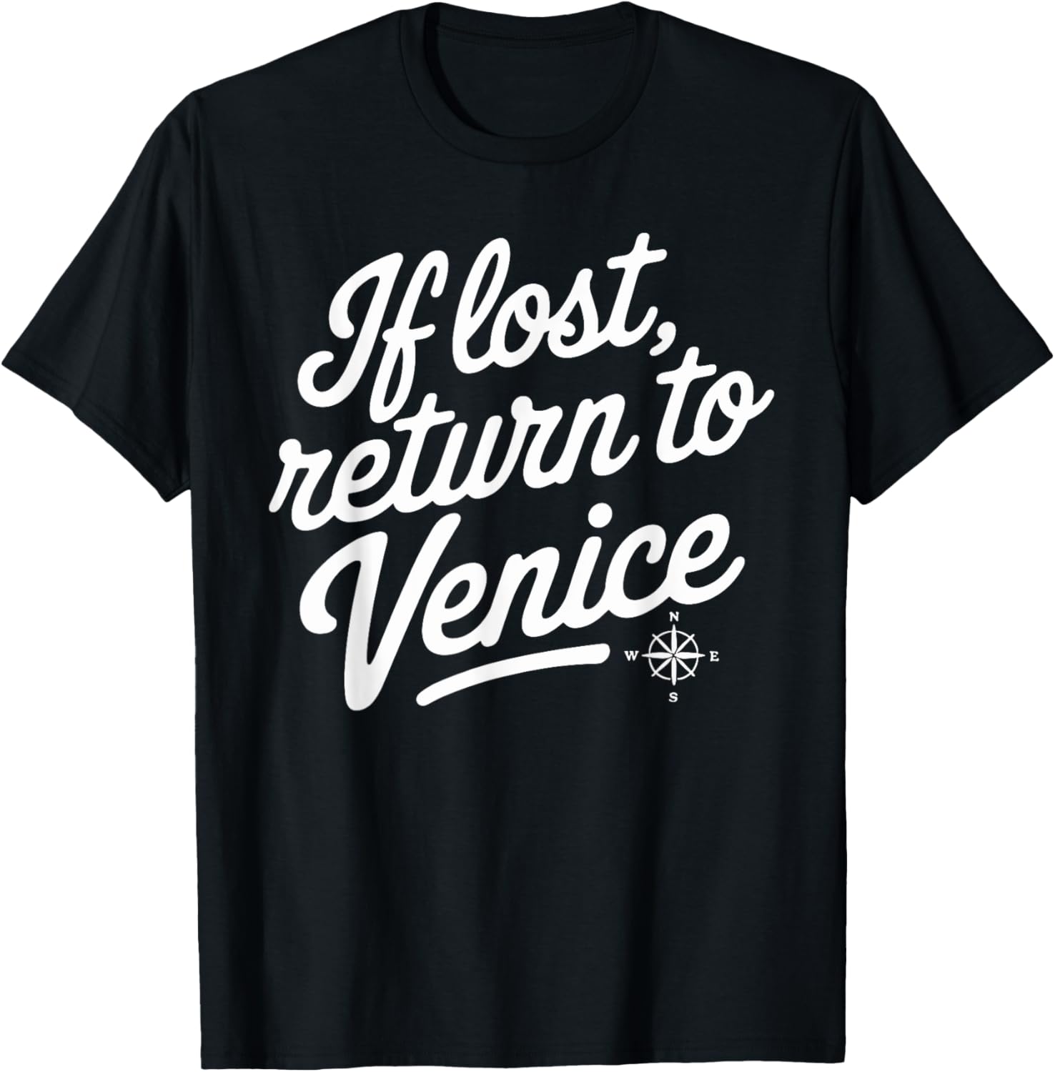 Trendy If Lost Return to Venice Beach T-Shirt for Casual Style - 1
