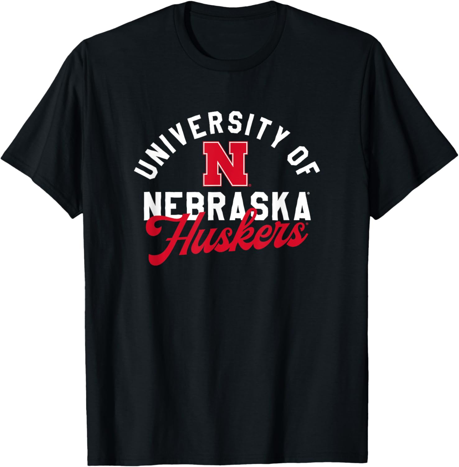 University of Nebraska Cornhuskers Classic Script T-Shirt for Fans - 2