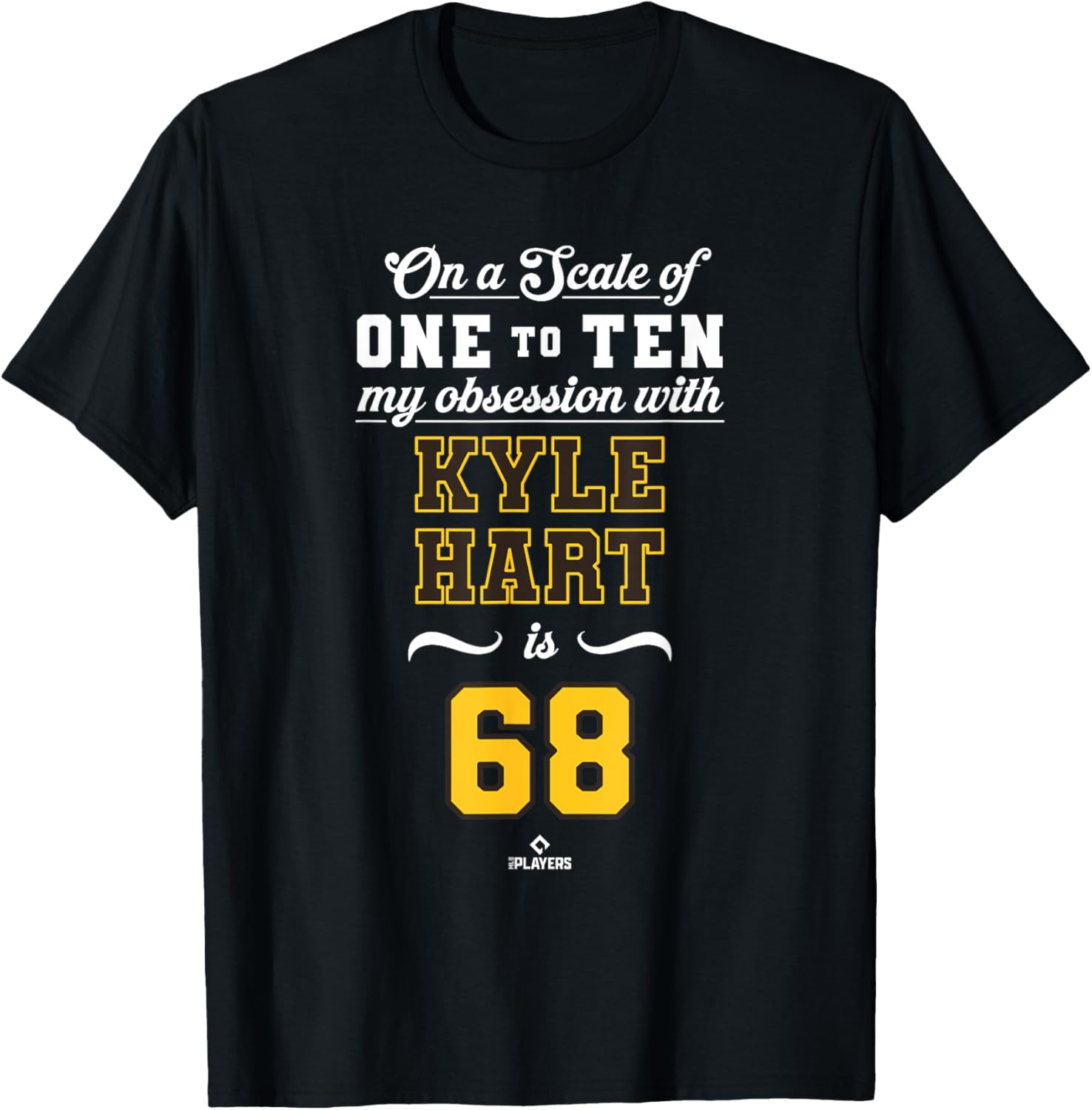 Obsession Kyle Hart 68 San Diego MLBPA T-Shirt for Comfort and Style - 5