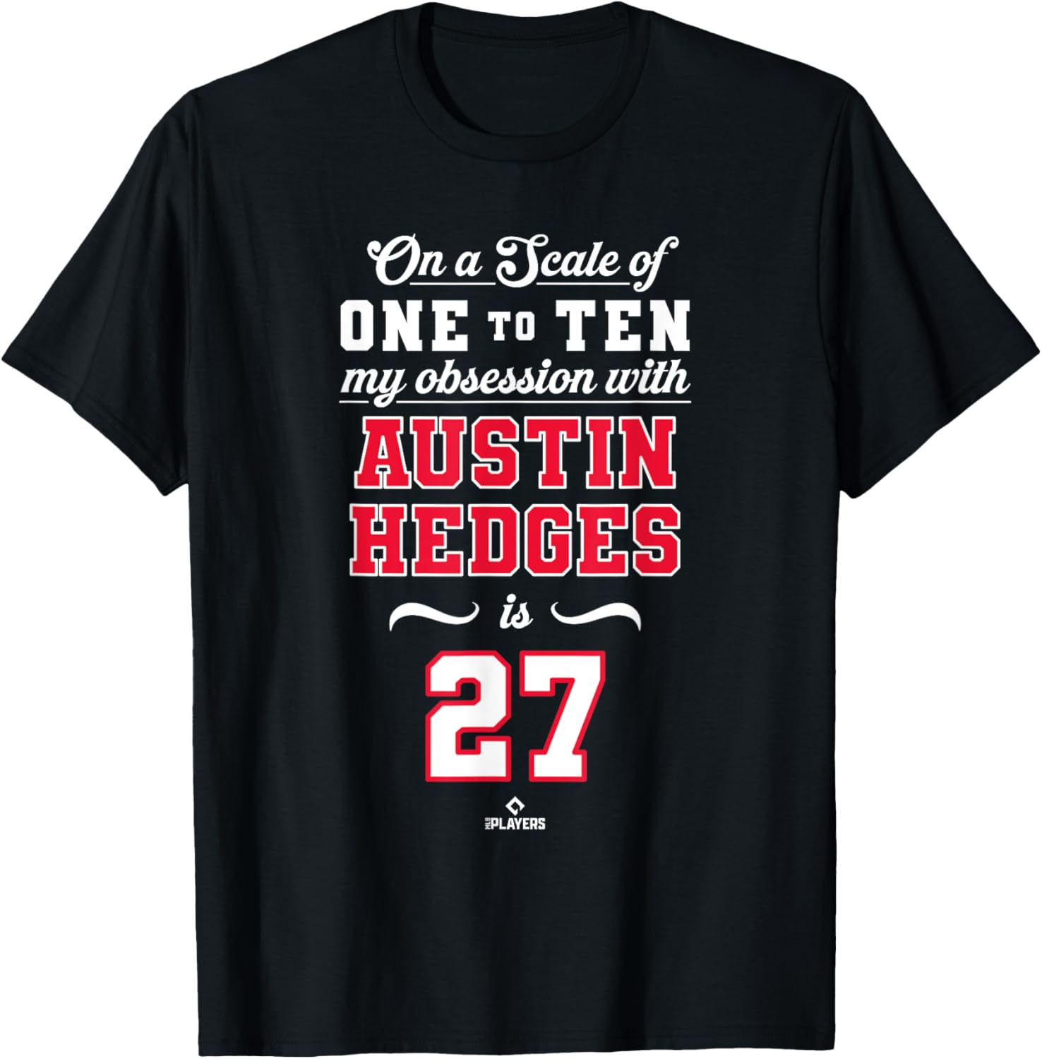 Obsession Austin Hedges 27 Cleveland MLBPA T-Shirt for Fans - 2