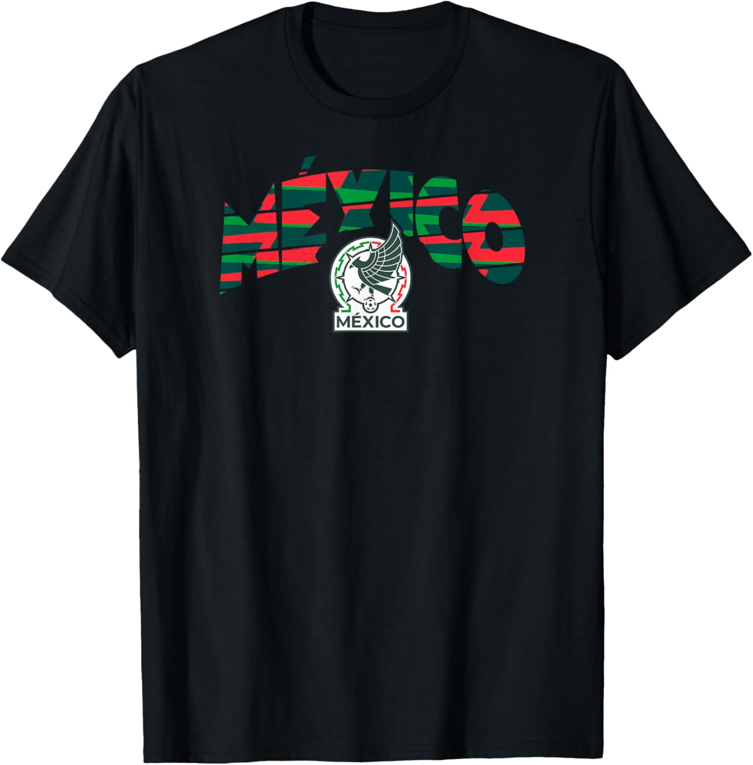 Official Mexico Federation Striped T-Shirt for Soccer Fans and Athletes - 1