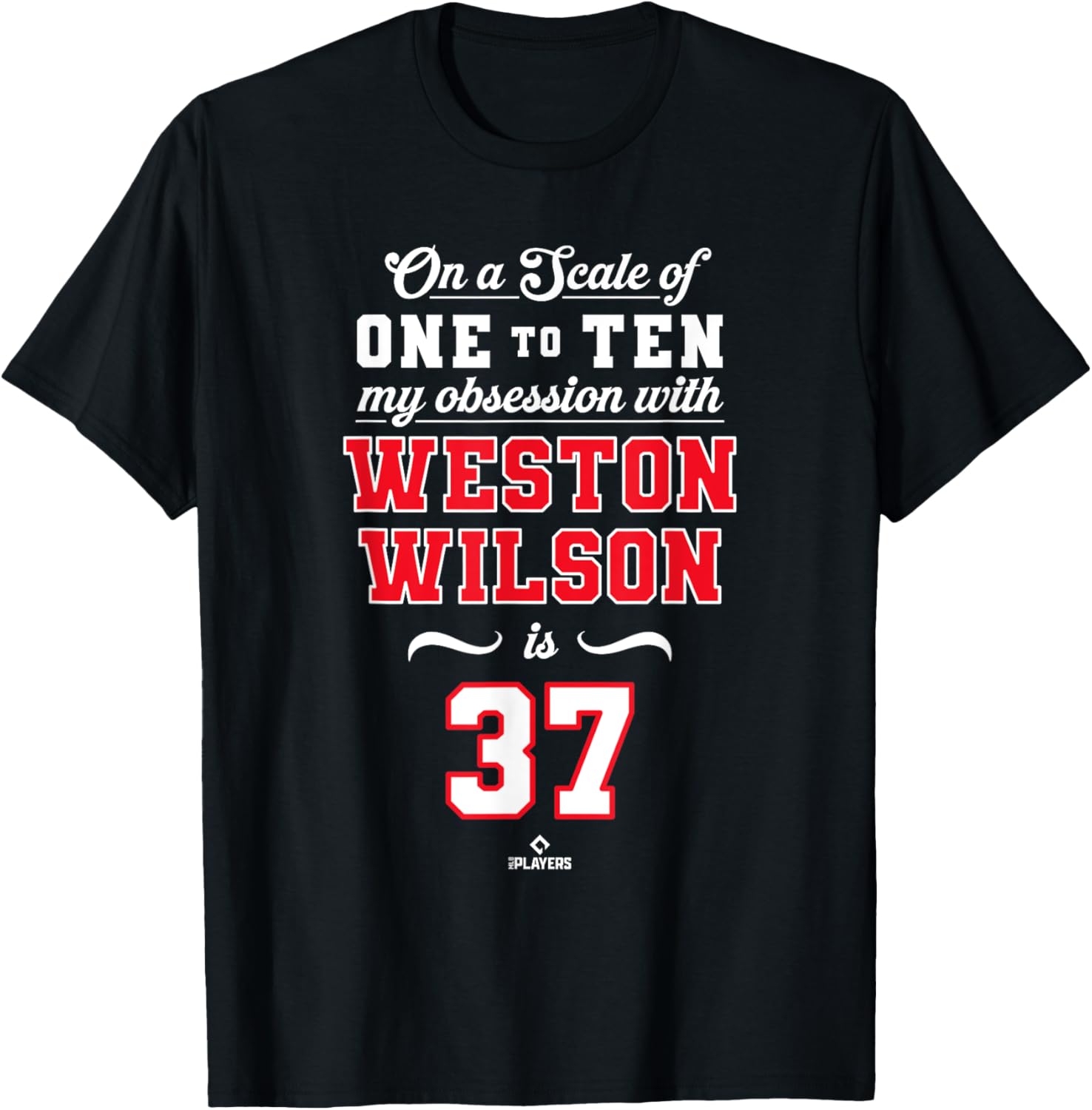 Obsession Weston Wilson 37 Philadelphia MLBPA T-Shirt for Fans - 4