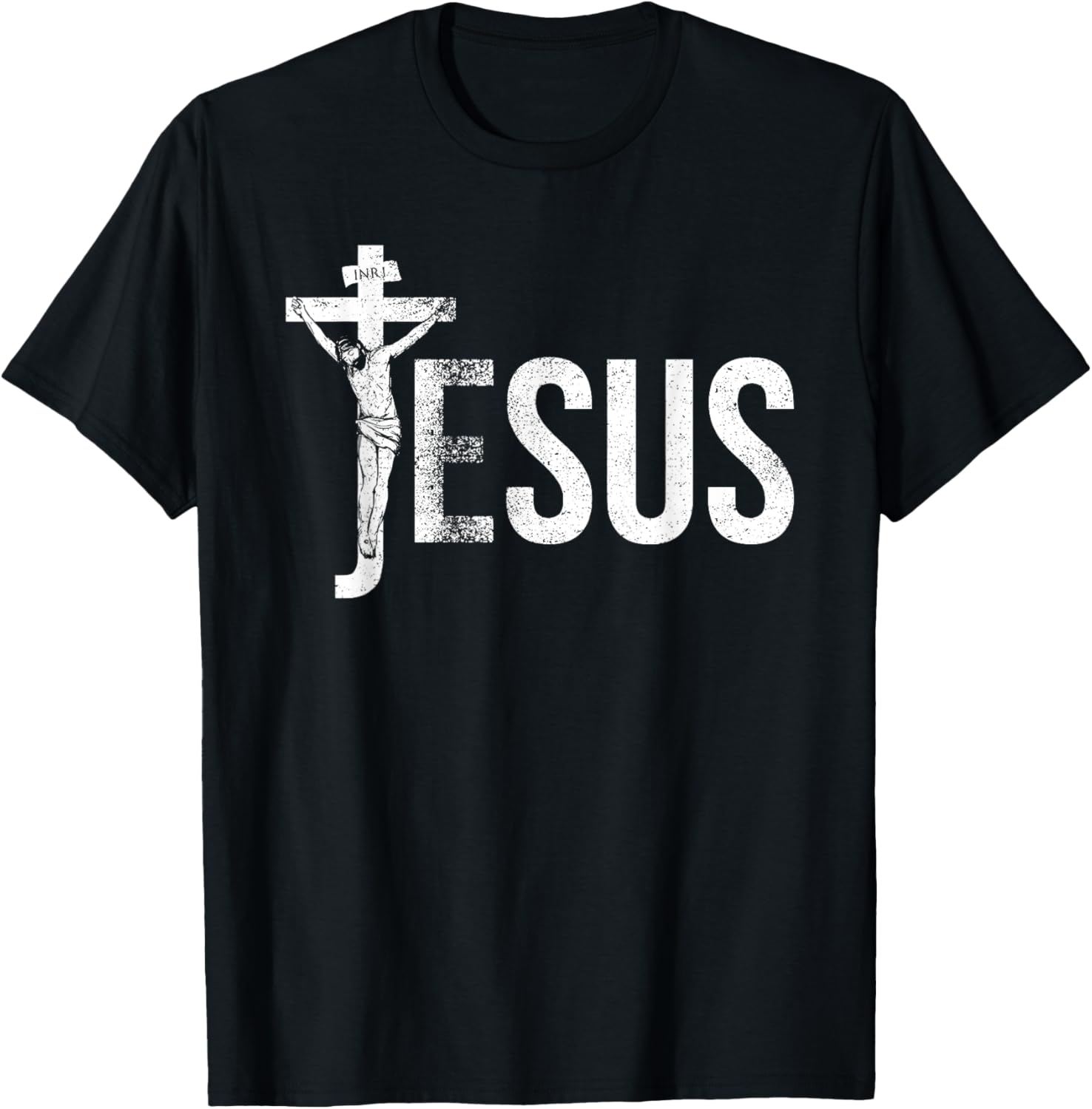 Vintage Jesus Christ Crucifixion T-Shirt with Crown of Thorns Design - 27