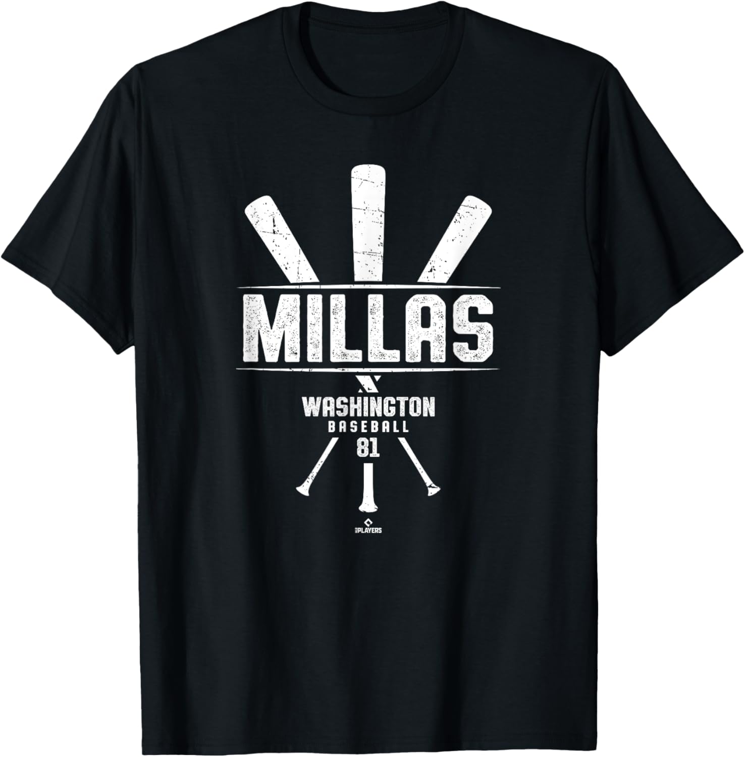 Vintage Drew Millas Washington Baseball T-Shirt for Gameday Style - 1