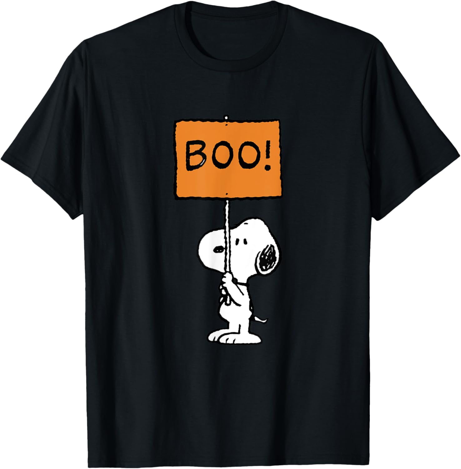 Peanuts Halloween Snoopy Boo T-Shirt Perfect for Fall Festivities - 4