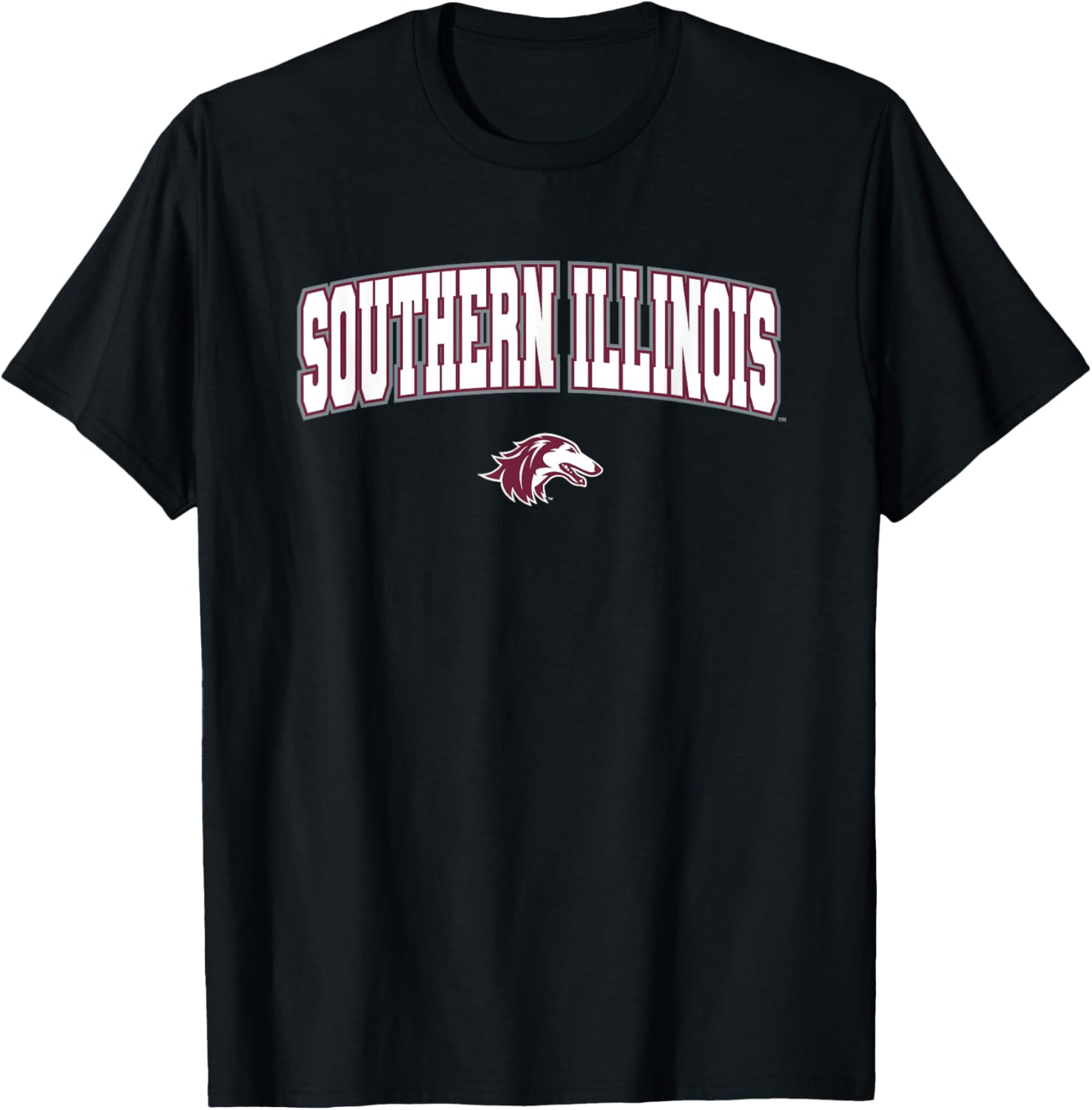 Southern Illinois University Salukis Arch Logo T-Shirt for Fans - 1