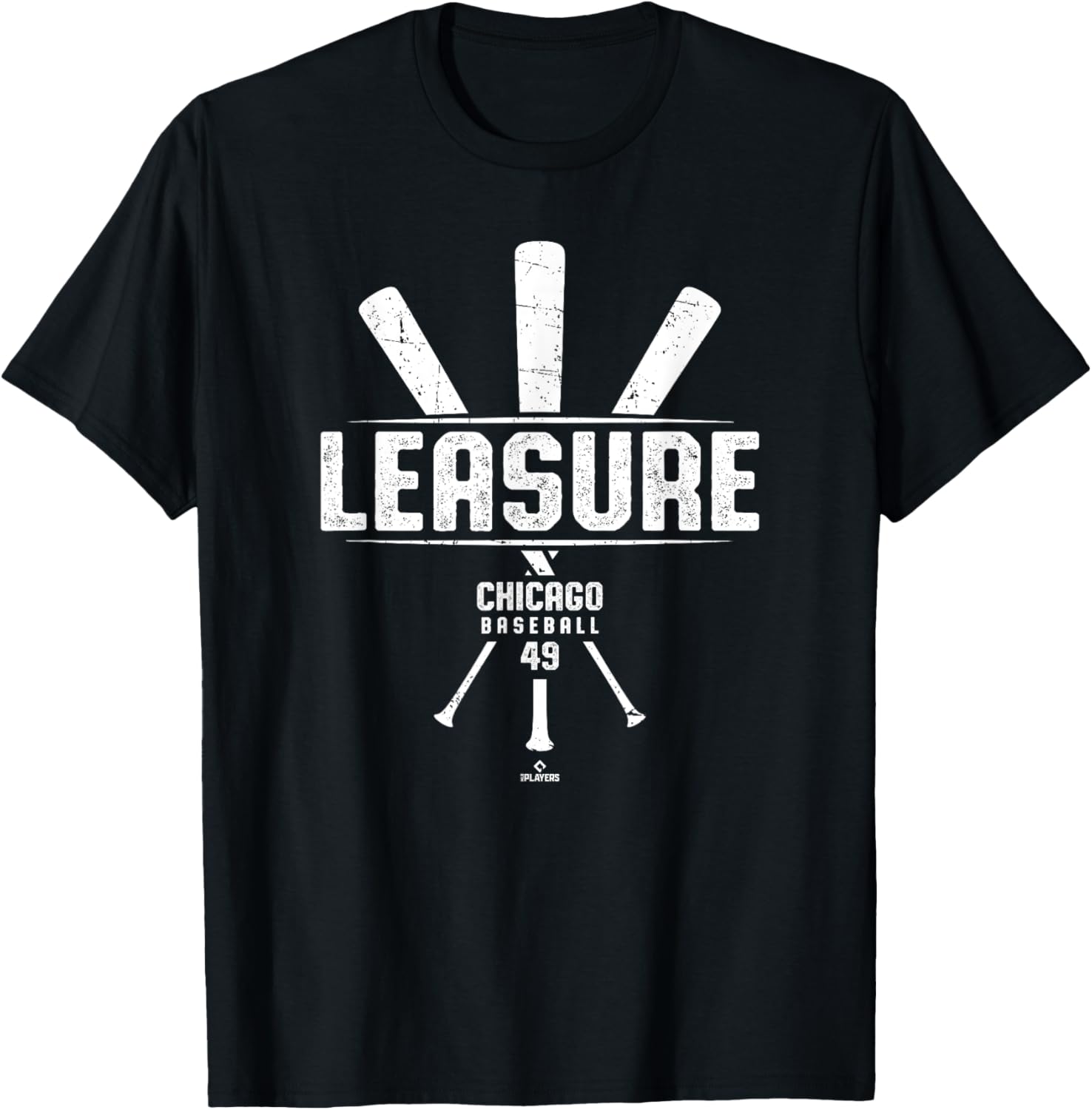 Vintage Chicago Baseball T-Shirt Gameday Jordan Leasure Bat Design - 1