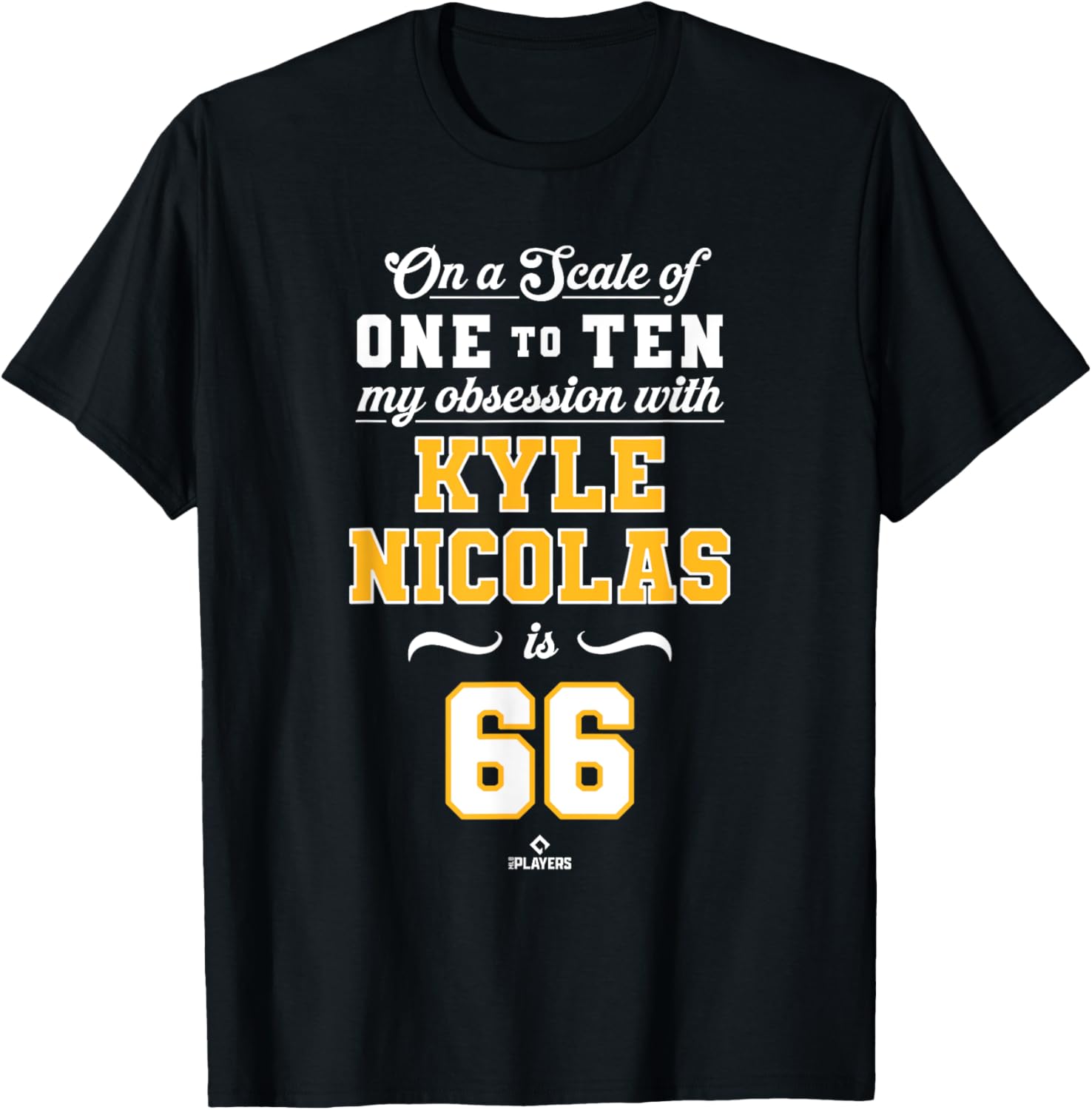 Obsession Kyle Nicolas 66 Pittsburgh MLBPA T-Shirt for Fans and Collectors - 3