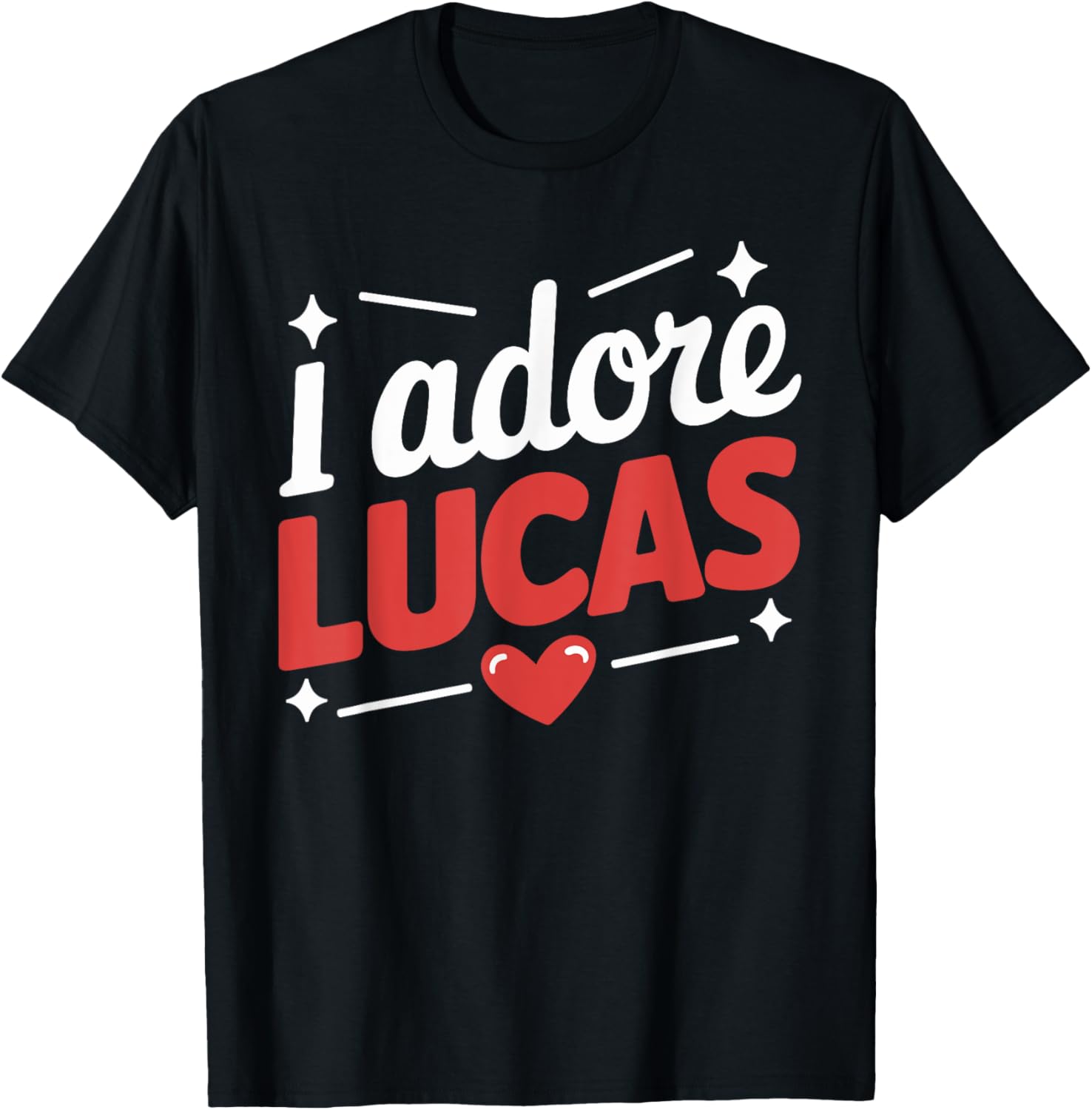 Trendy I Adore LUCAS T-Shirt for Stylish Casual Wear - 1