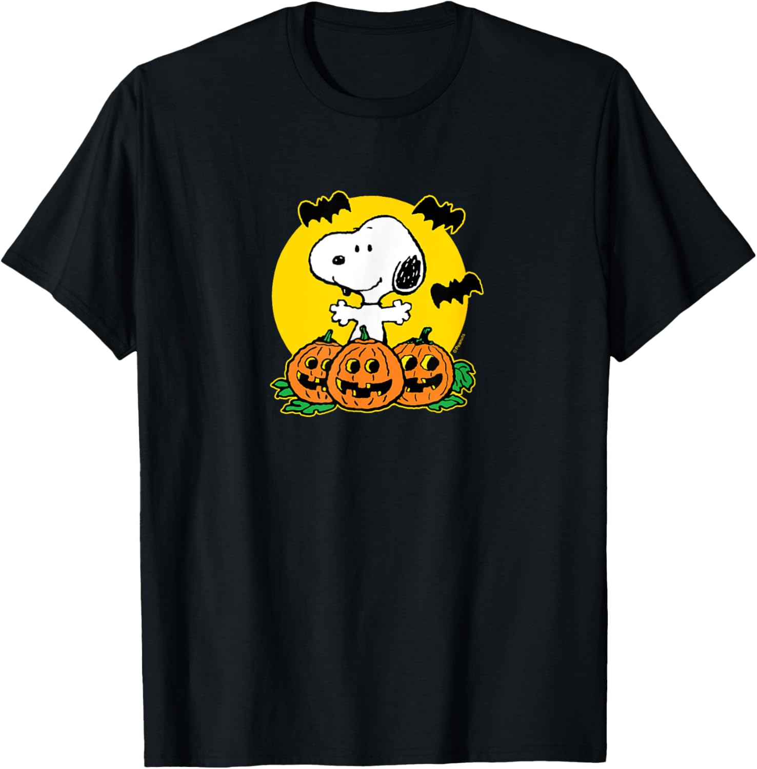Snoopy Pumpkin Patch Halloween T-Shirt for Peanuts Fans - Fun Apparel - 11