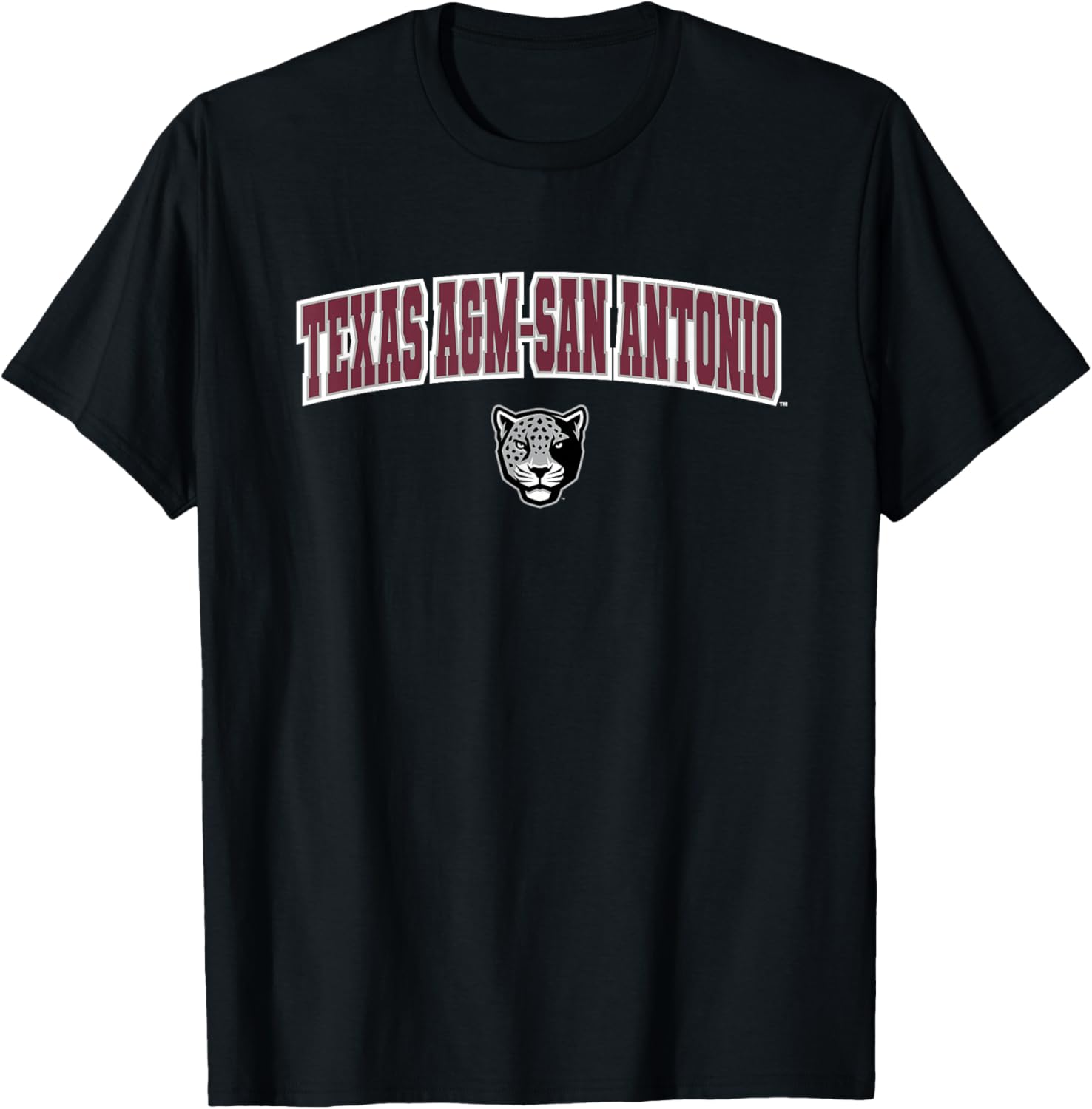 Texas A&M San Antonio Jaguars Arch Logo T-Shirt – Stylish Sports Apparel - 1