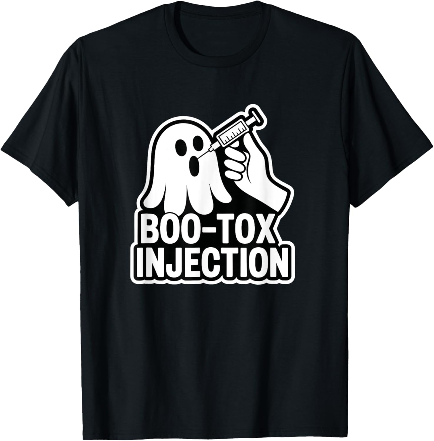 Boo Tox Injection Halloween Graphic T-Shirt for Spooky Fun Celebrations - 3