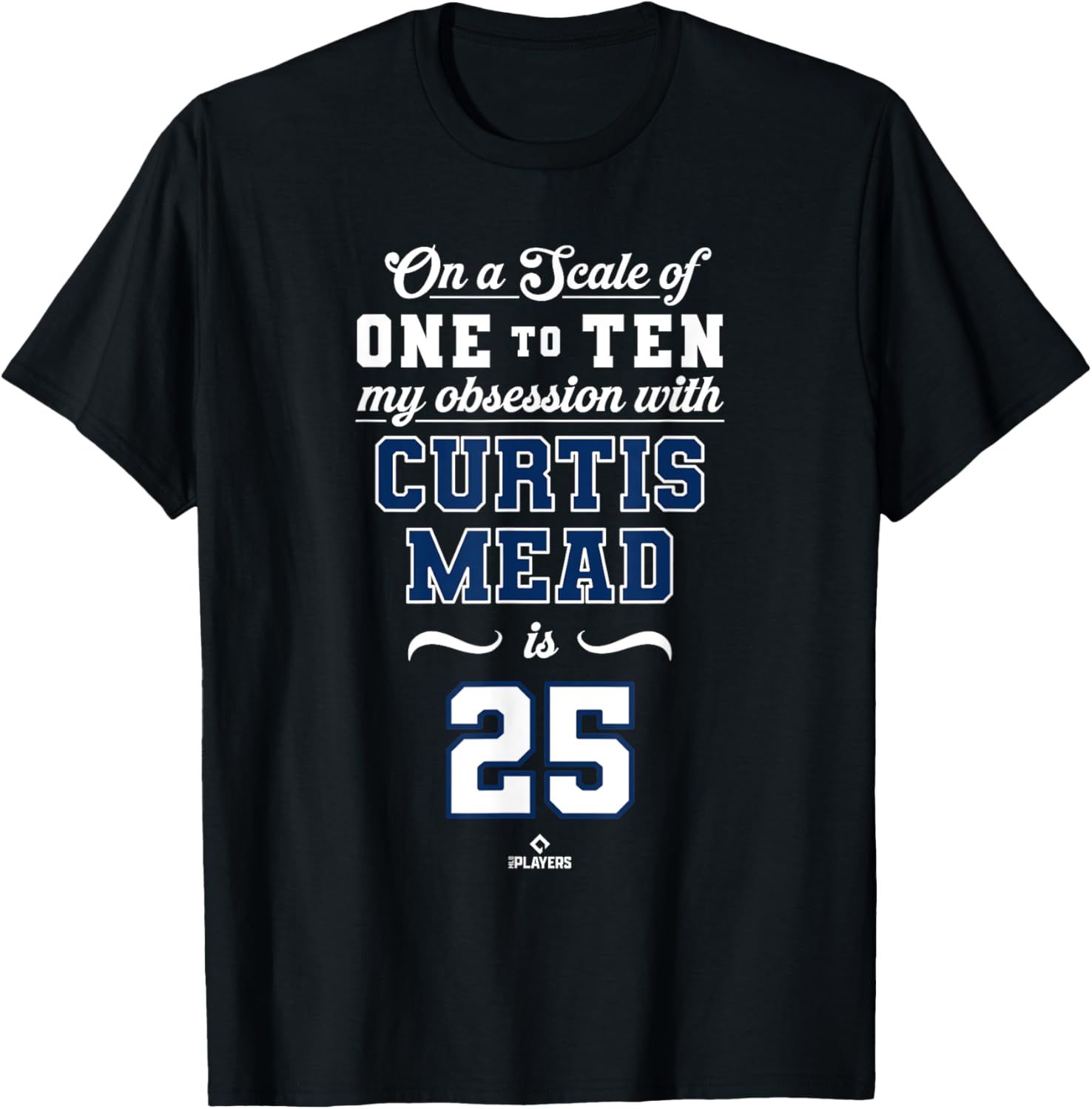 Obsession Curtis Mead 25 Tampa Bay MLBPA T-Shirt for Fans and Collectors - 2