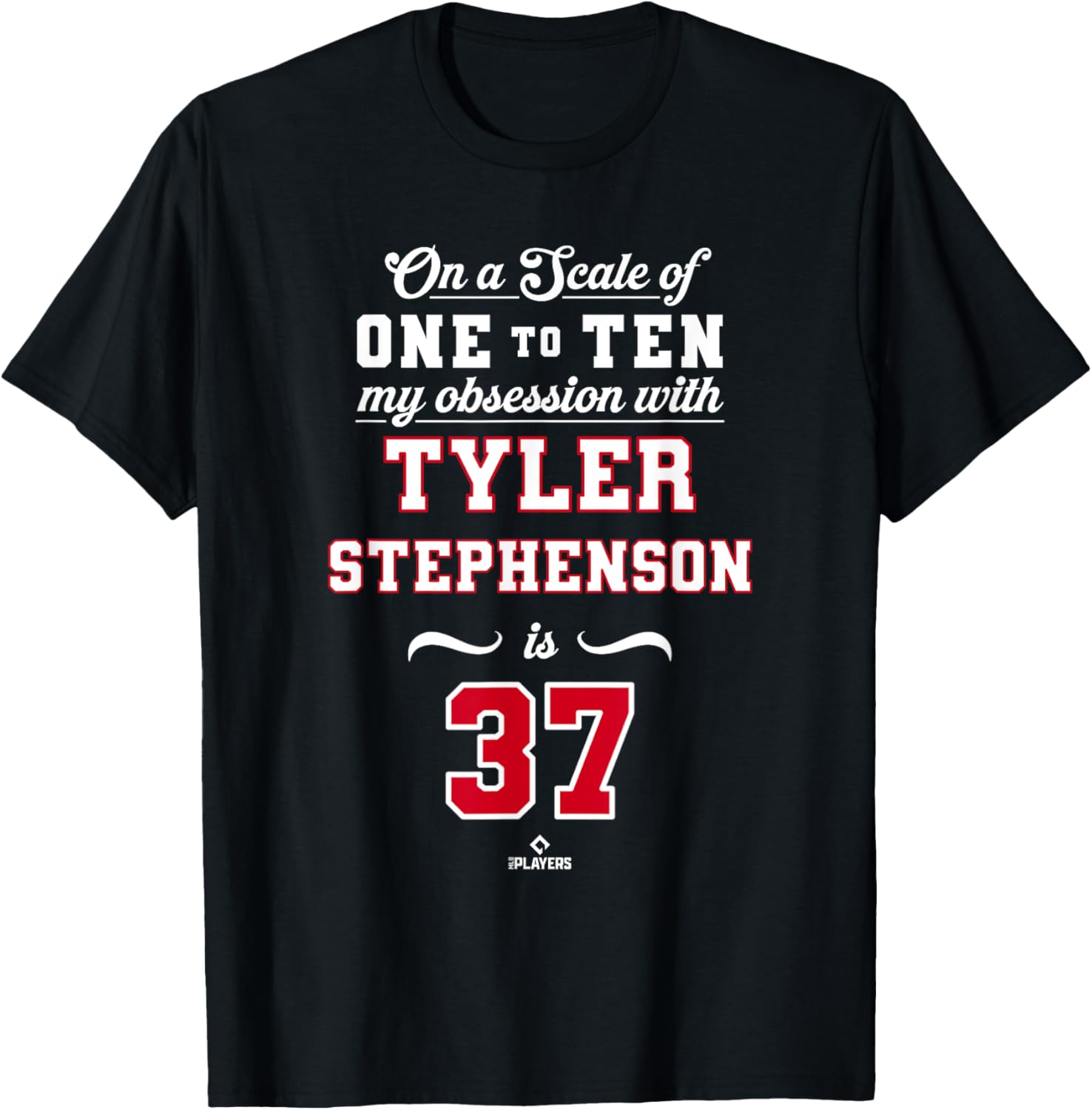 Obsession Tyler Stephenson Cincinnati 37 MLBPA T-Shirt for Fans - 3