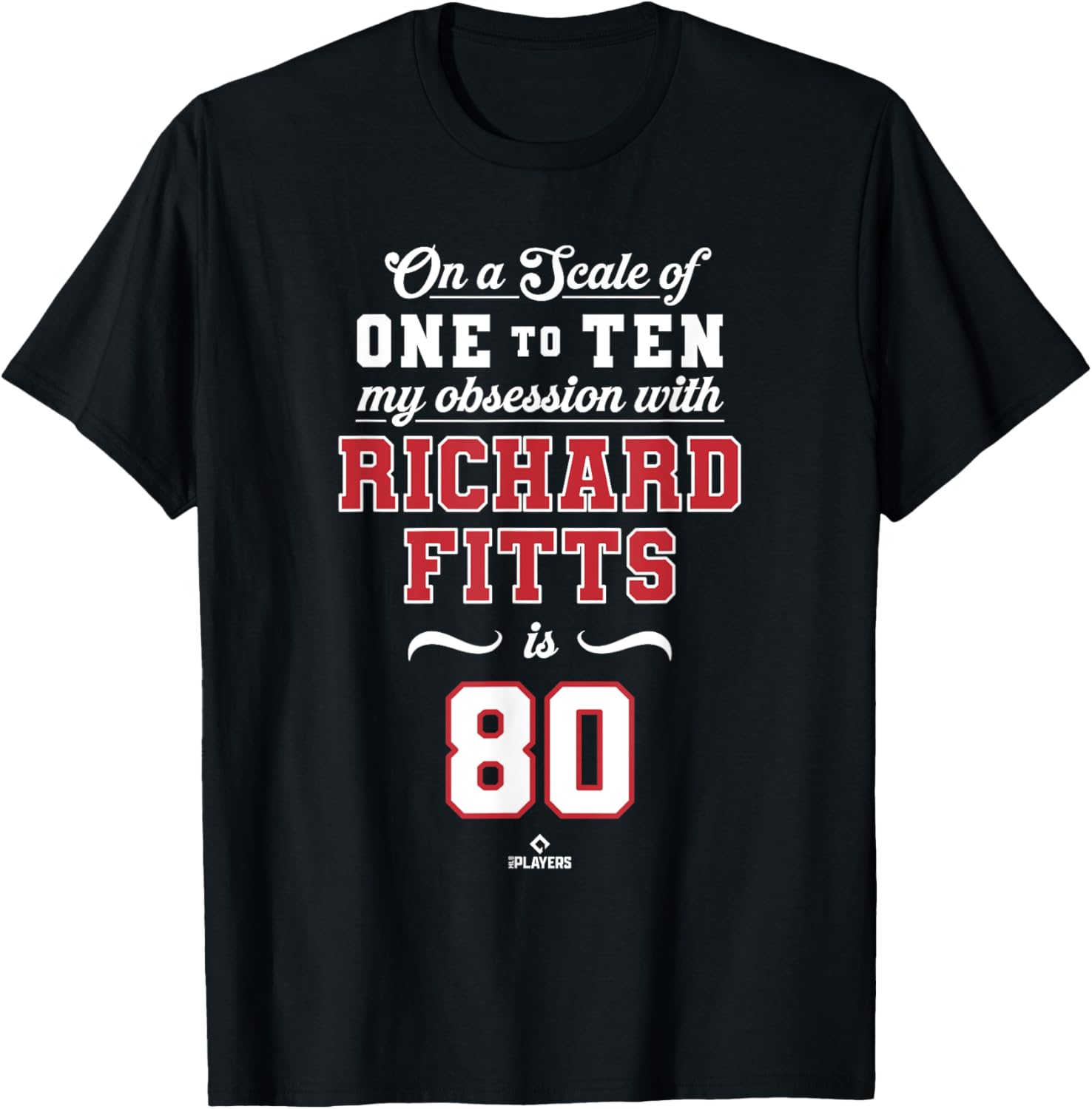 Obsession Richard Fitts 80 Boston MLBPA T-Shirt for Sports Fans - 5