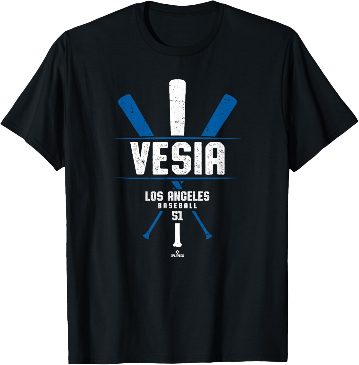 Vintage Alex Vesia Gameday Baseball Tee Los Angeles Sports Apparel - 1