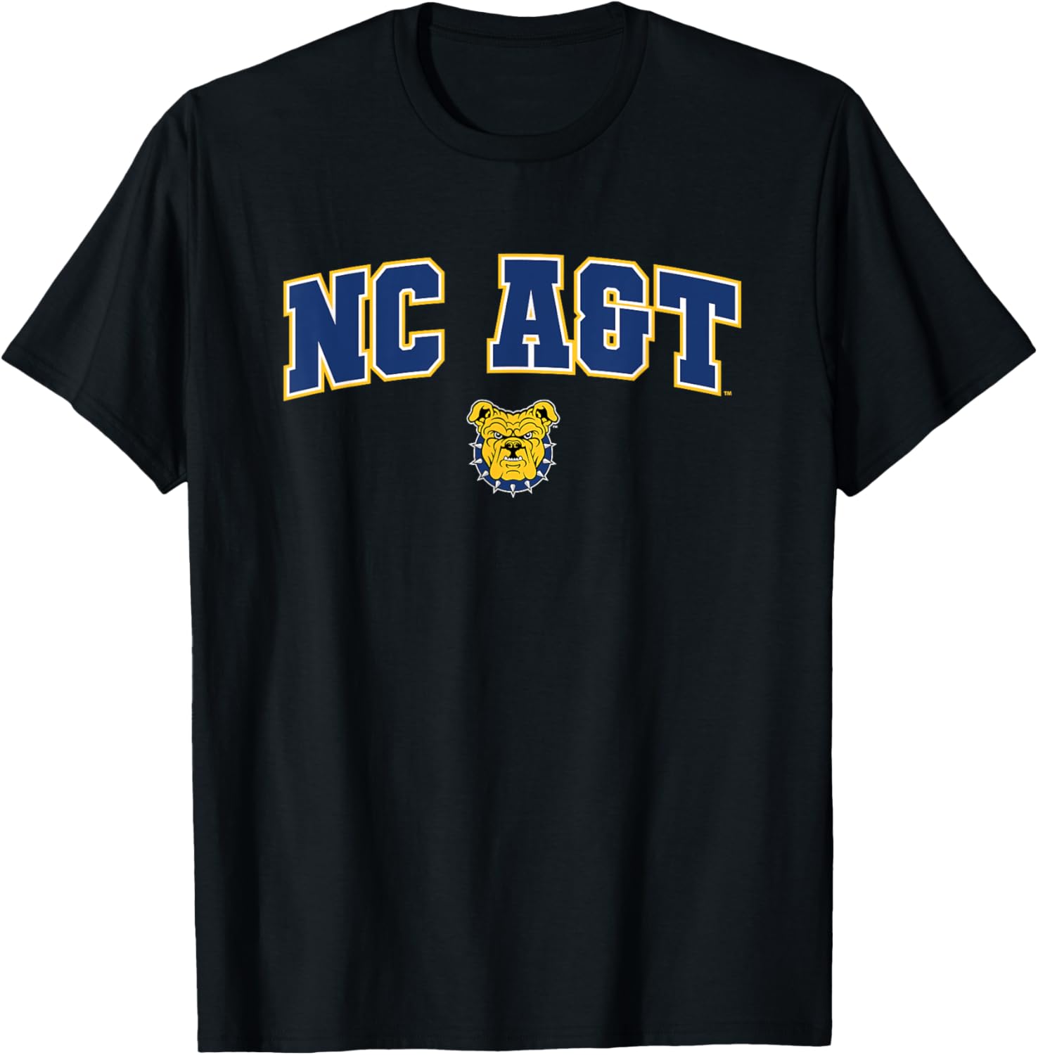 North Carolina A&T State Aggies Arch Logo T-Shirt for Fans and Alumni - 1