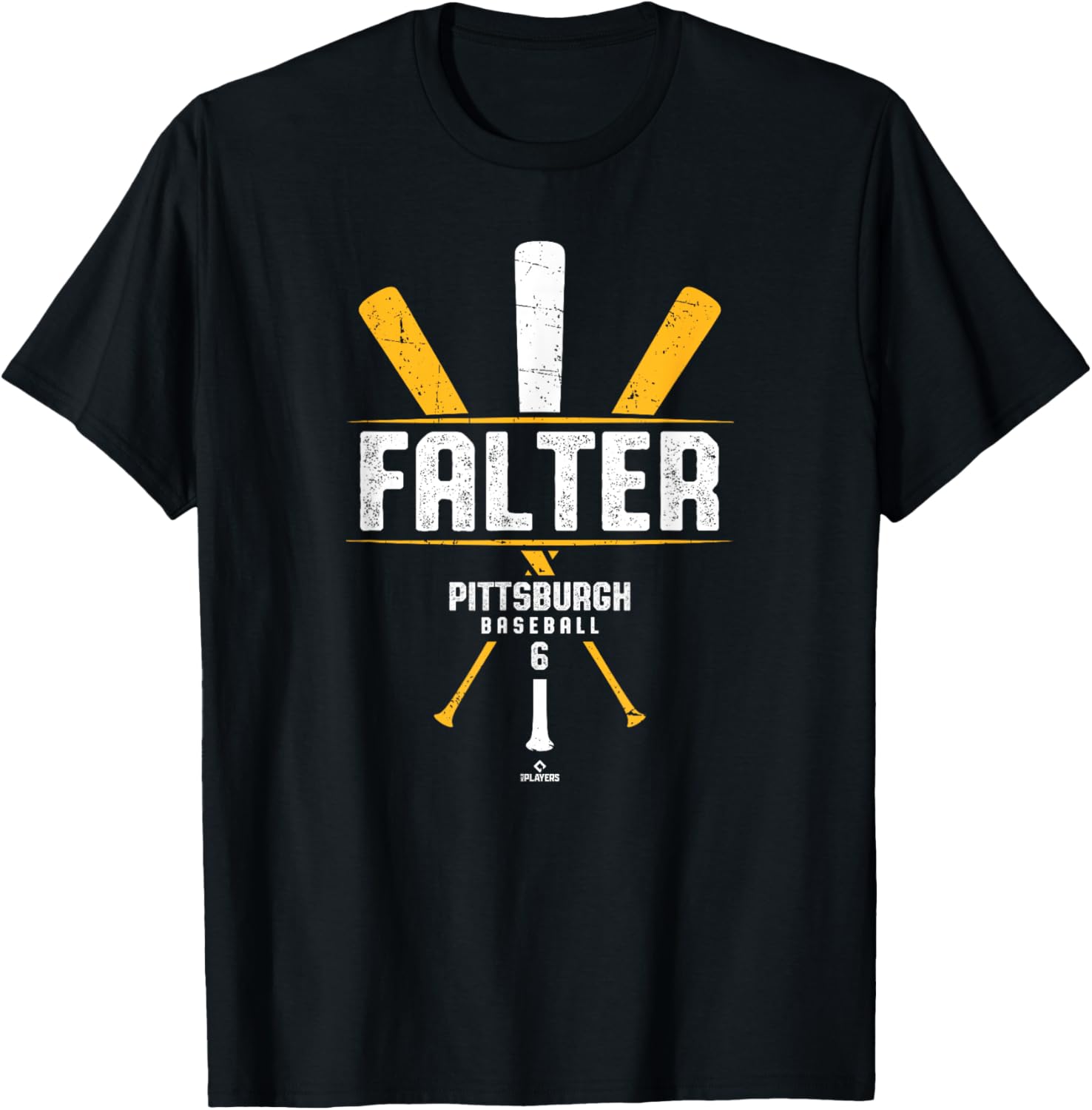Vintage Gameday Bailey Falter Pittsburgh Baseball Bat T-Shirt - 4
