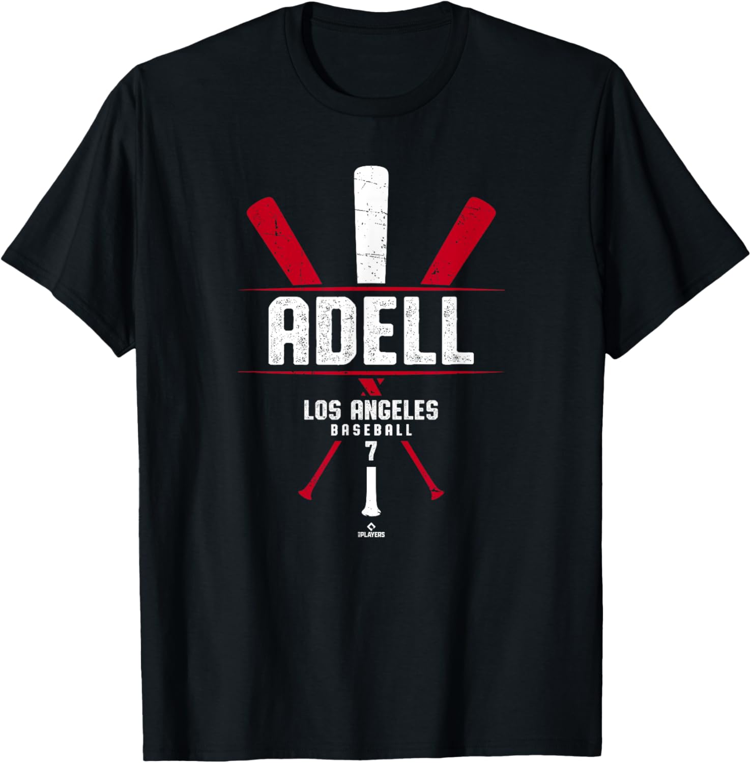 Vintage Jo Adell Gameday T-Shirt - Los Angeles Baseball Bat Design - 3