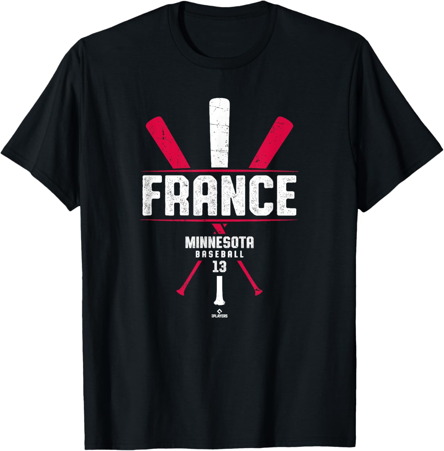 Vintage Ty France Gameday Baseball T-Shirt for Minnesota Fans - 1