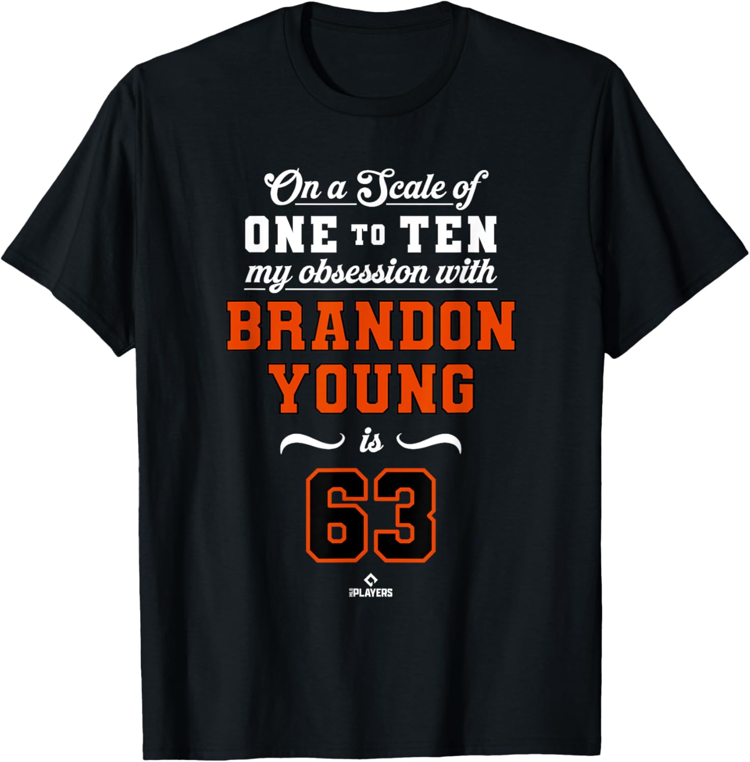 Obsession Brandon Young 63 Baltimore MLBPA T-Shirt for Fans - 2