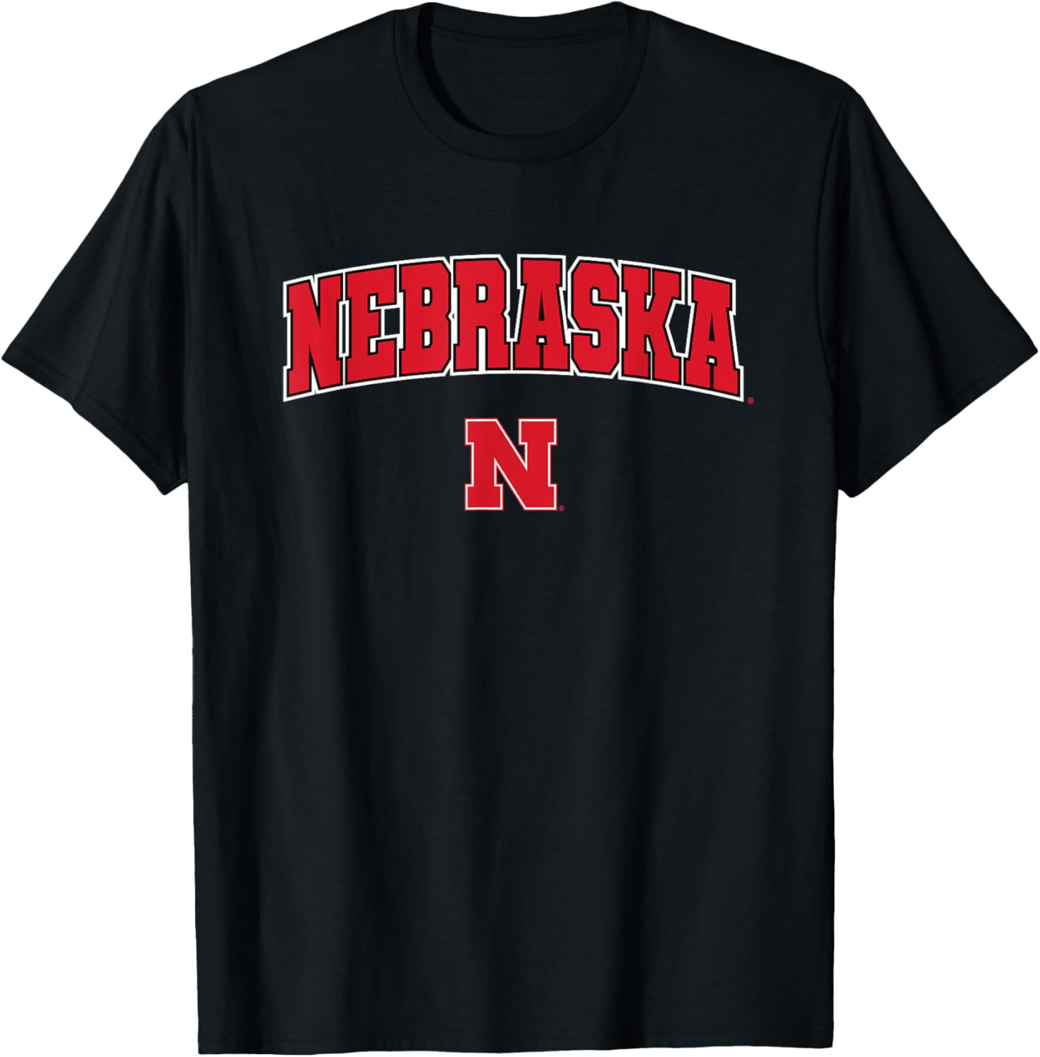 University of Nebraska Cornhuskers Arch Logo T-Shirt for Fans - 1