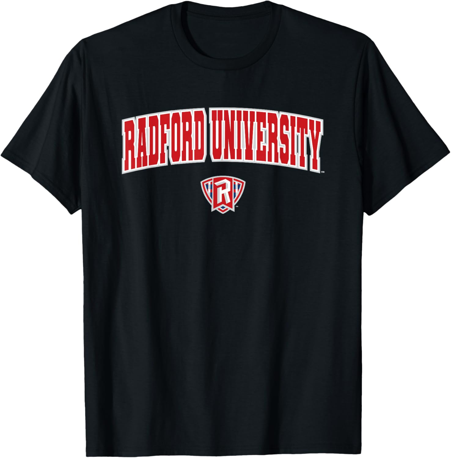 Radford University Highlanders Arch Logo T-Shirt for Sports Fans - 1
