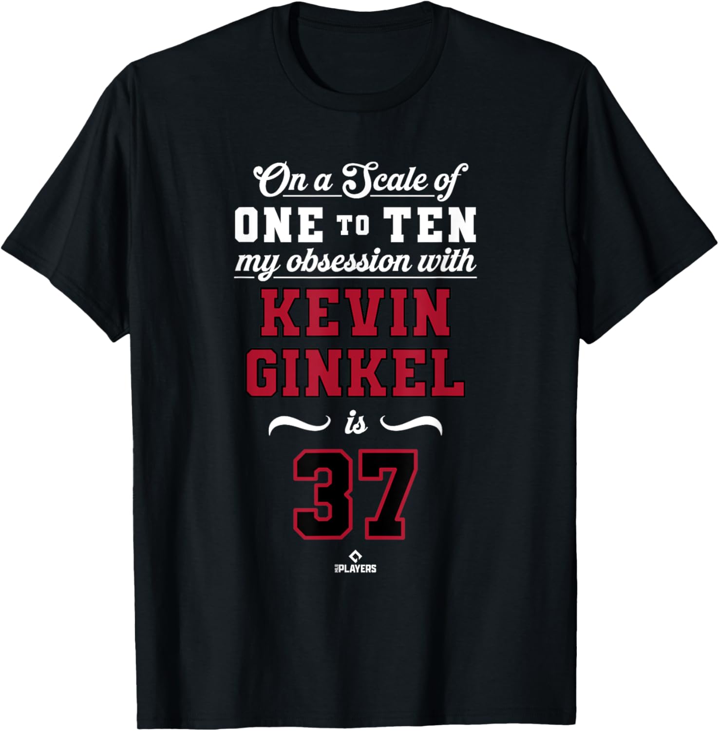 Obsession Kevin Ginkel 37 Arizona MLBPA T-Shirt for Fans and Collectors - 1