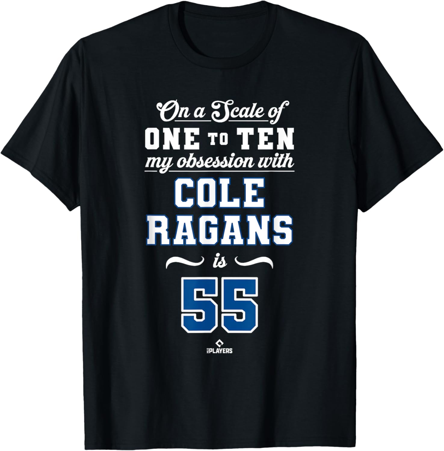 Obsession Cole Ragans 55 Kansas City MLBPA Graphic T-Shirt for Fans - 1