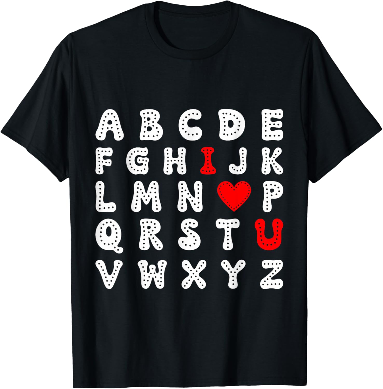 Valentine's Day ABC I Love You Toddler Boy T-Shirt for Kids - 10