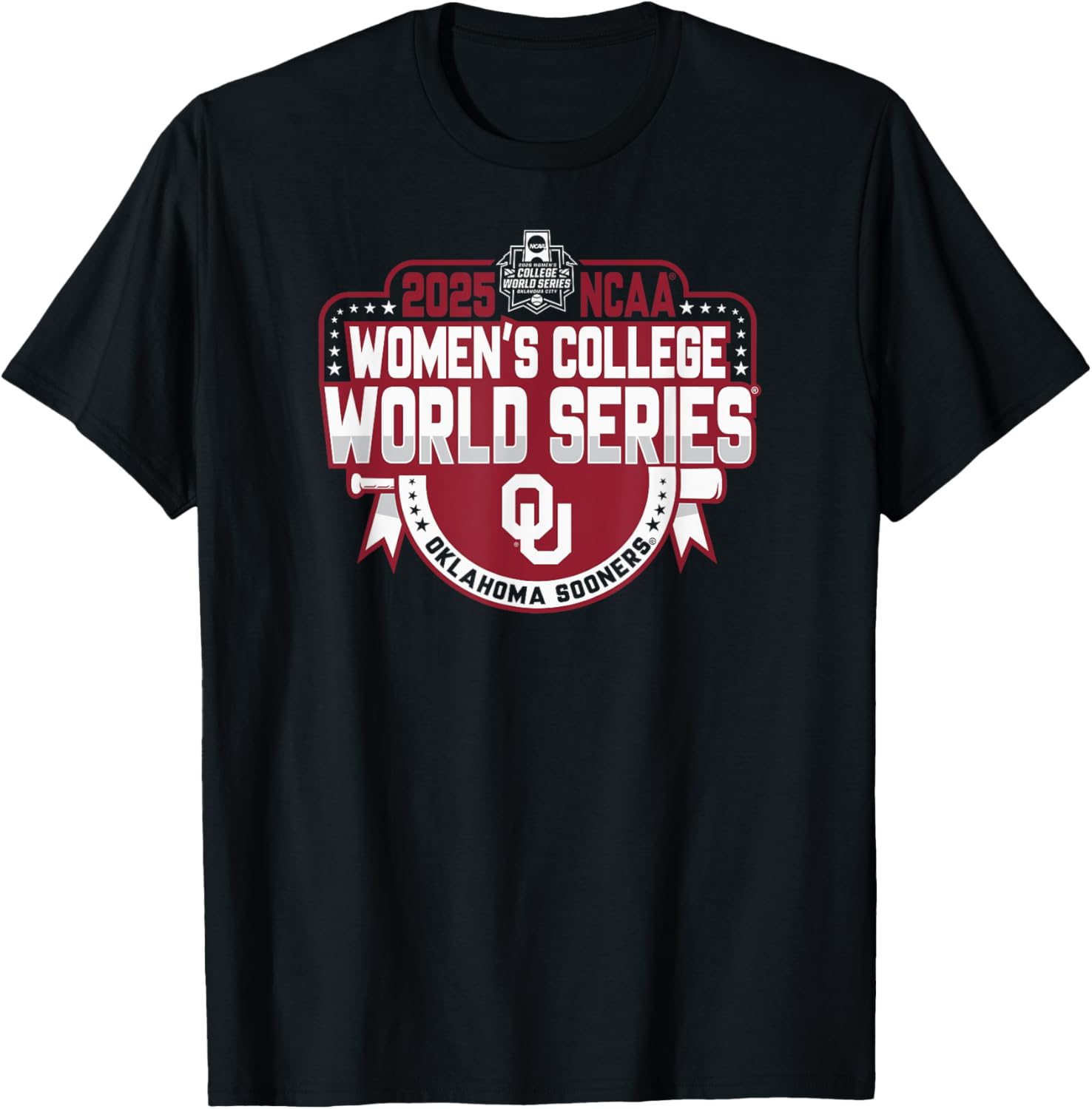 Oklahoma Sooners Women's College World Series 2025 T-Shirt for Fans - 1