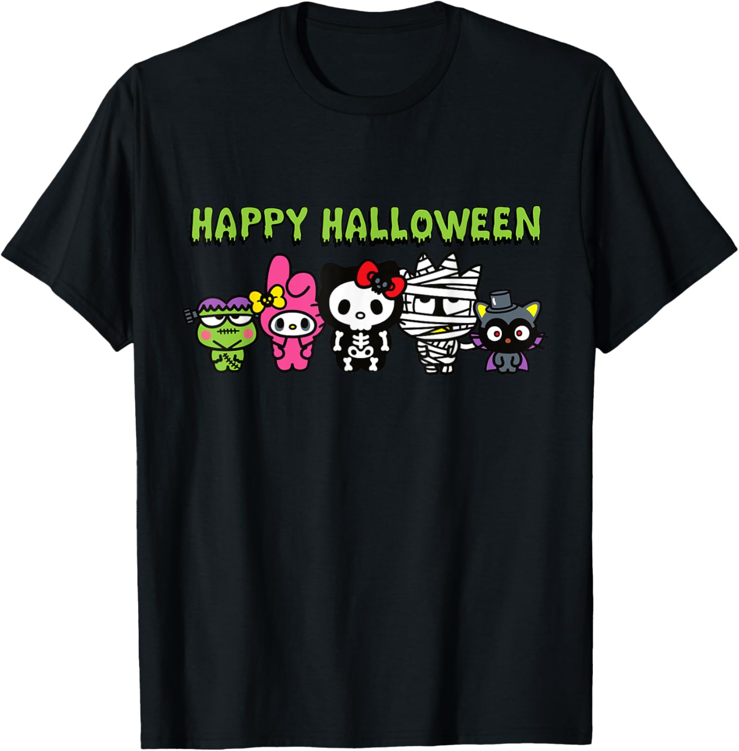 Adorable Hello Kitty Halloween T-Shirt for Kids and Adults - 5