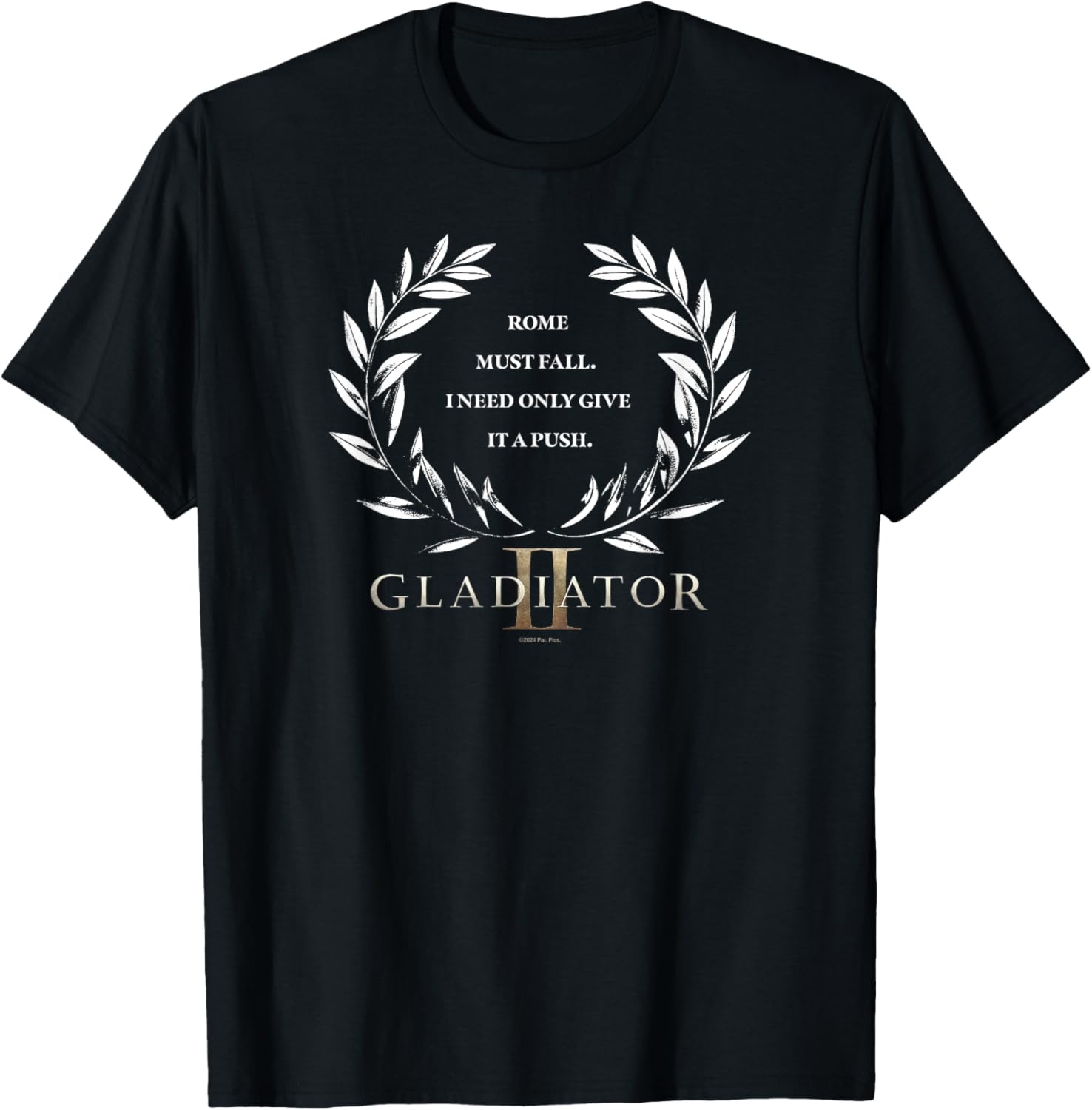 Official Gladiator II Rome Must Fall T-Shirt for Movie Fans and Collectors - 1