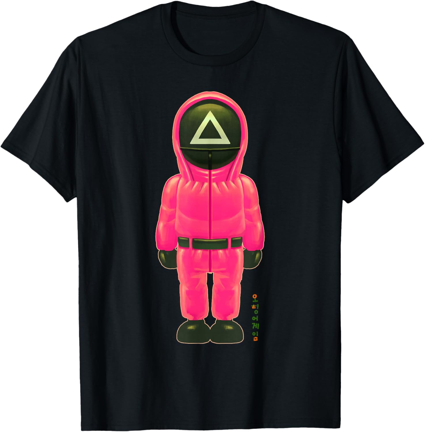 Squid Game Chibi Pink Soldier Full Body T-Shirt for Fans and Collectors - 1
