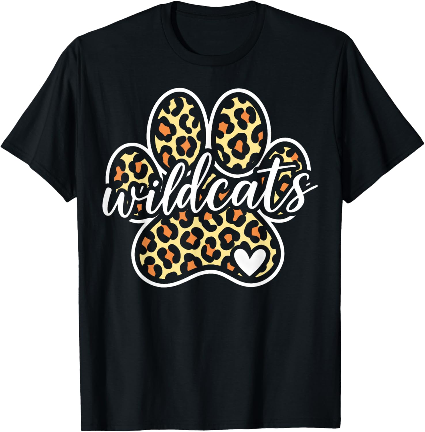 Wildcats Heart Vintage T-Shirt for Men, Women, Kids - Cool Graphic Tee - 16