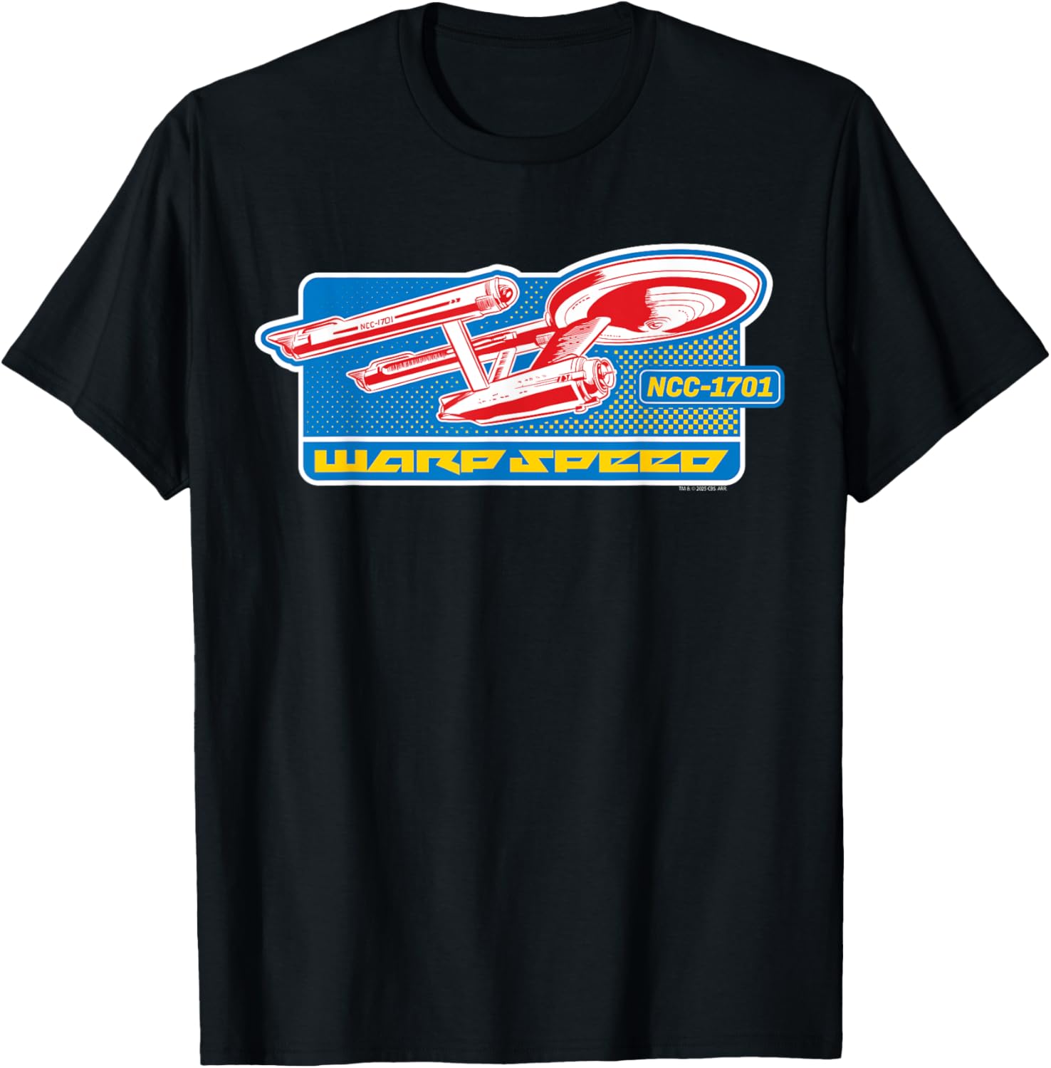 Official Star Trek Warp Speed T-Shirt for Fans of Sci-Fi Apparel - 8
