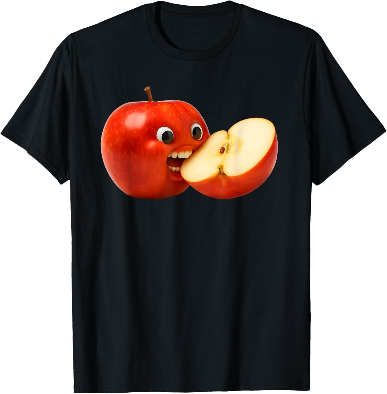 Niche Fruits Apple Meme T-Shirt for Fun-Loving Fruit Enthusiasts - 2
