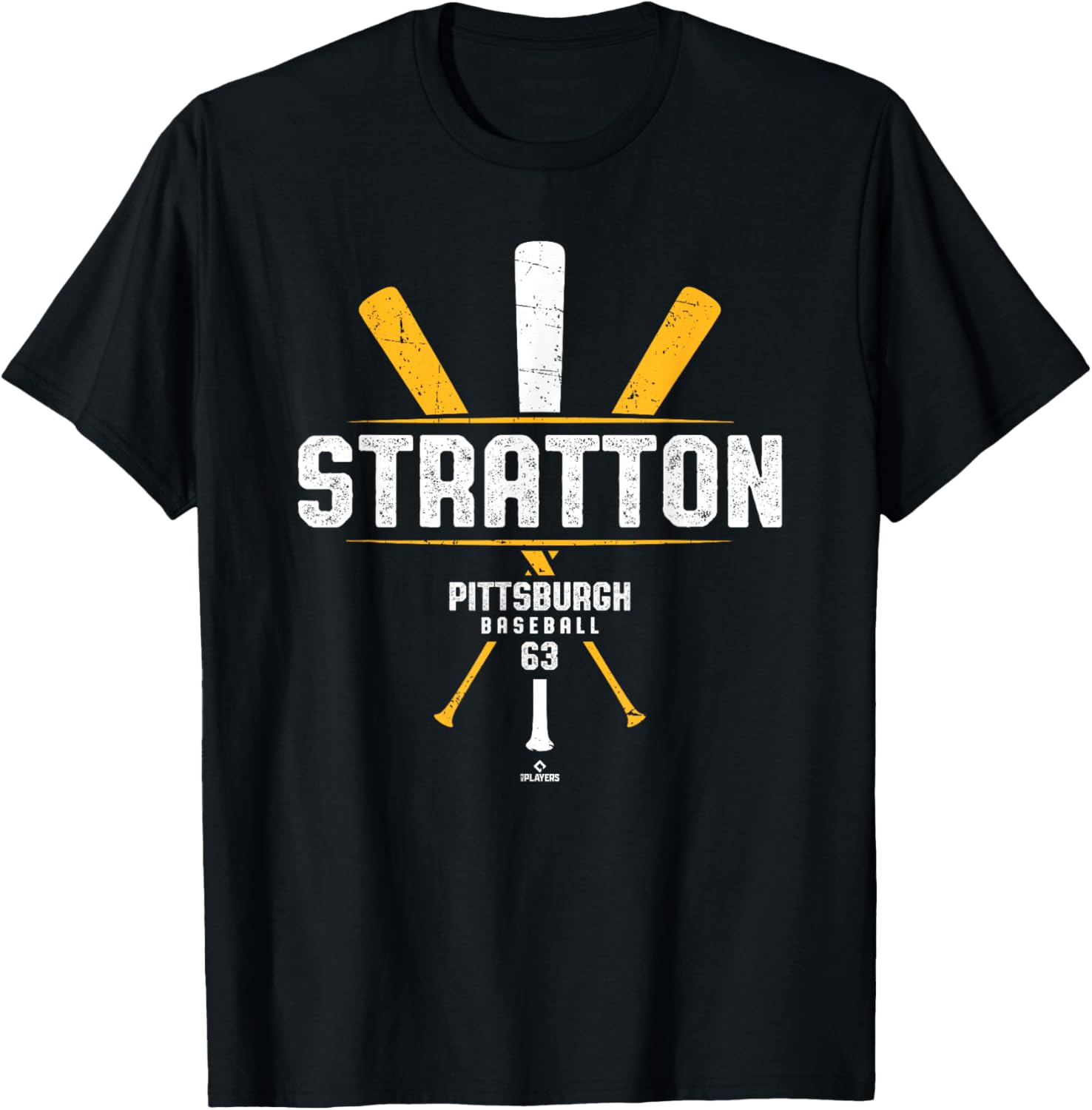 Vintage Pittsburgh Baseball Bat Gameday Hunter Stratton T-Shirt for Fans - 3