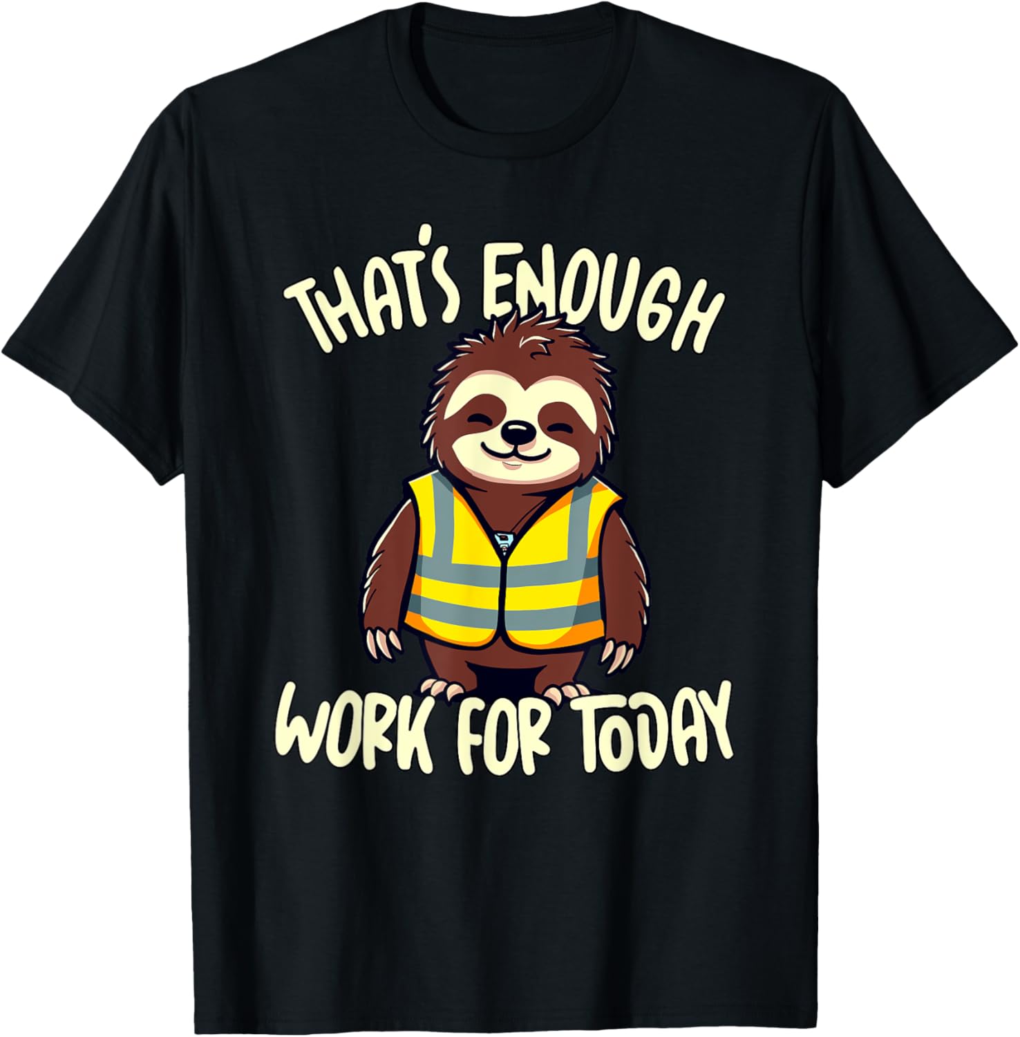 Sloth Lazy Coworker T-Shirt Perfect for a Relaxed Workday Vibes - 16
